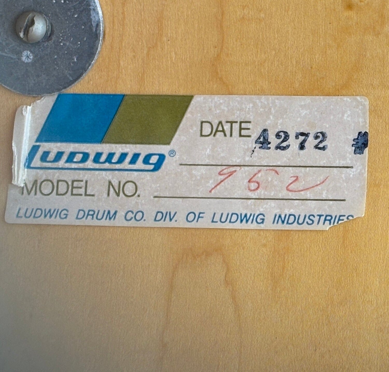 1970s Ludwig Blue Oyster “Bowling Ball” 24/13/16/18 Drum Kit 1972/Mid-'70s CONSIGNMENT DRUM KIT LUDWIG
