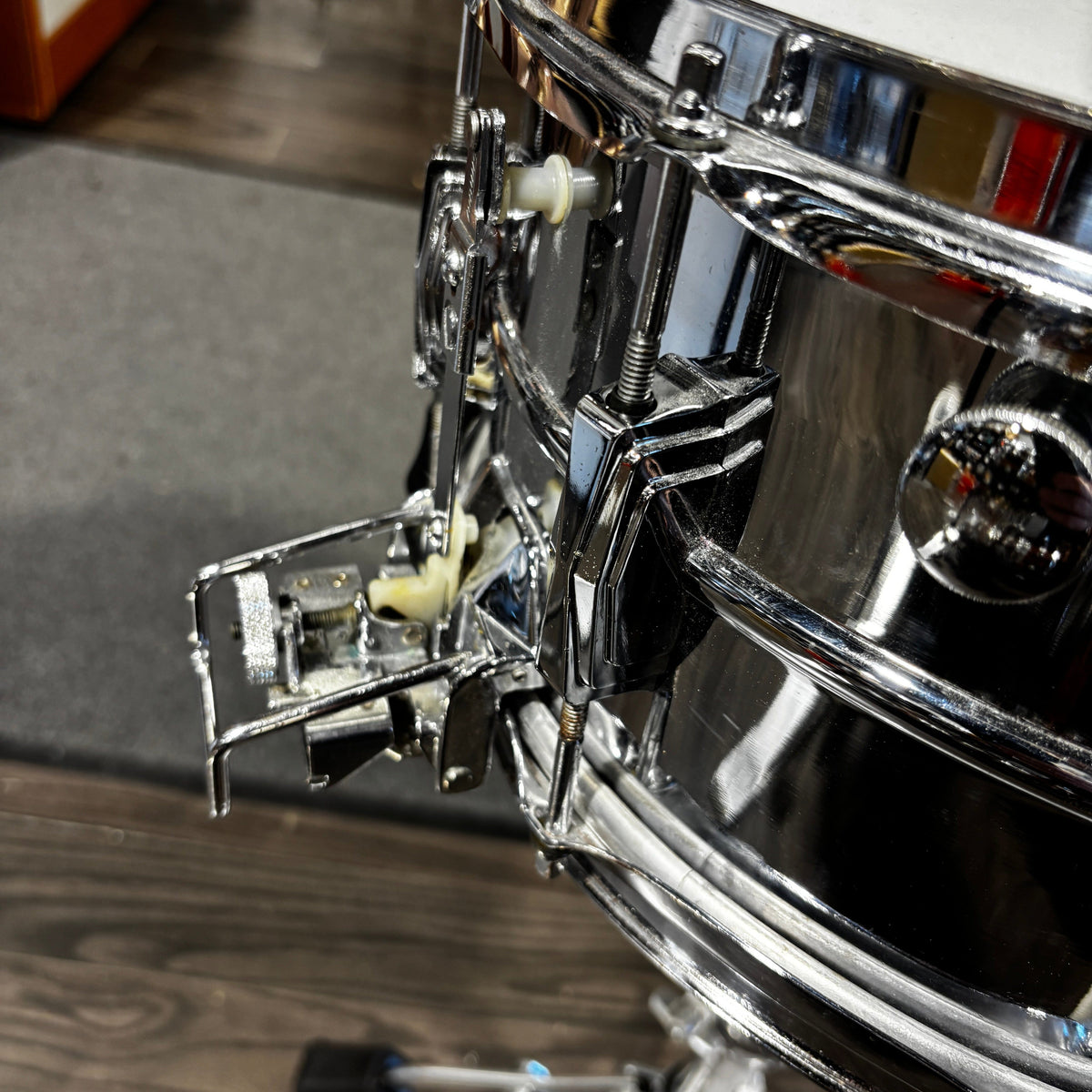 1971 Ludwig Super-Sensitive 6.5x14 Snare Drum – Chrome USED SNARE DRUMS LUDWIG