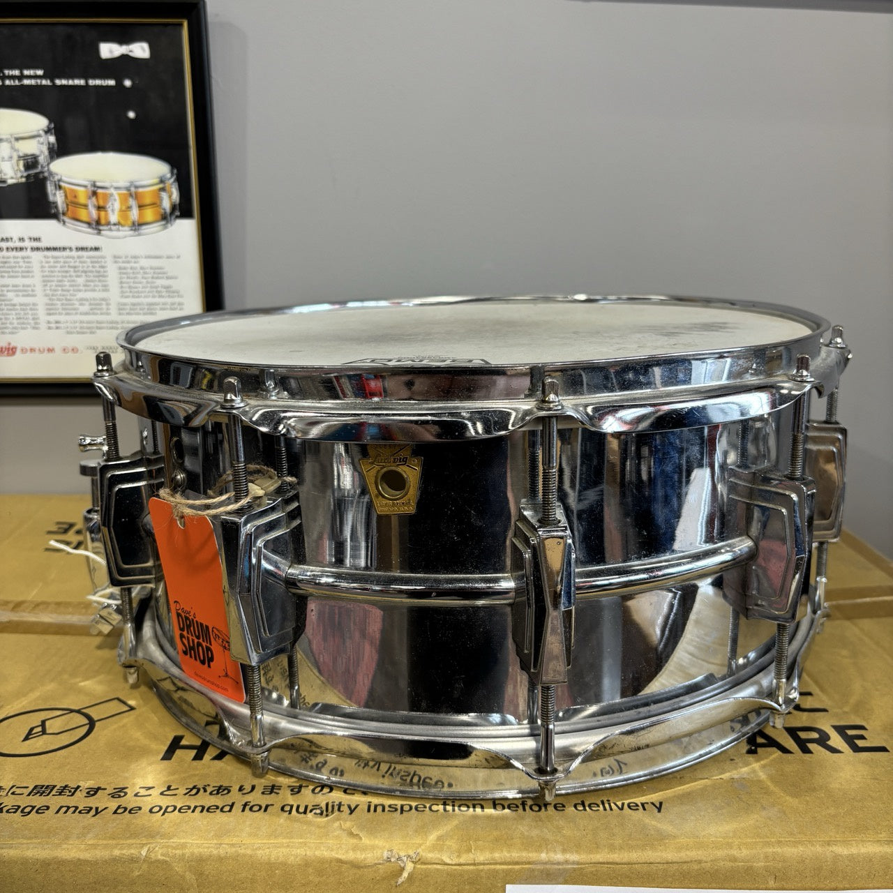 Ludwig Mid 60s 6.5 x 14 Supraphonic Conversion