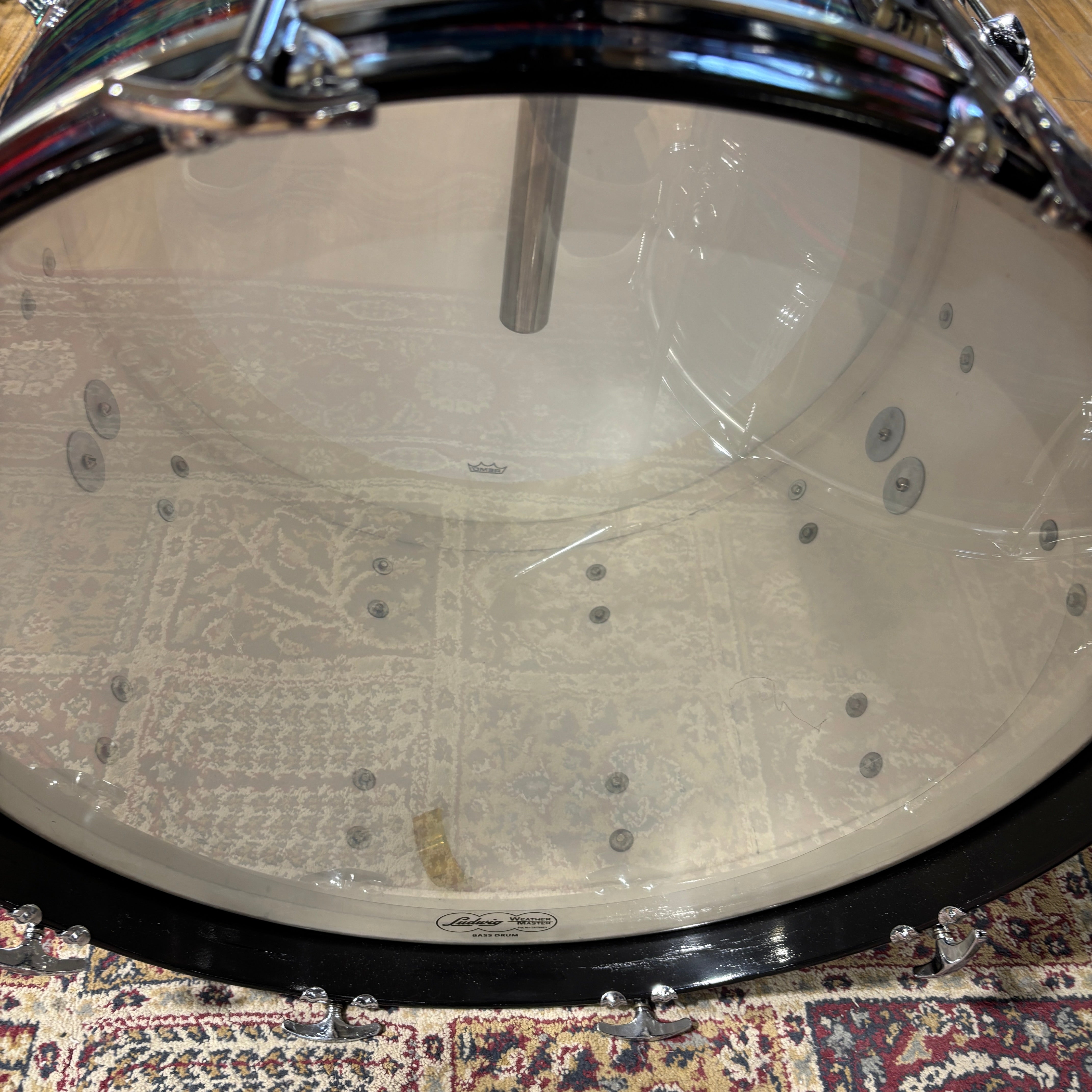 Ludwig Hollywood outfit in Psychedelic Red Pearl