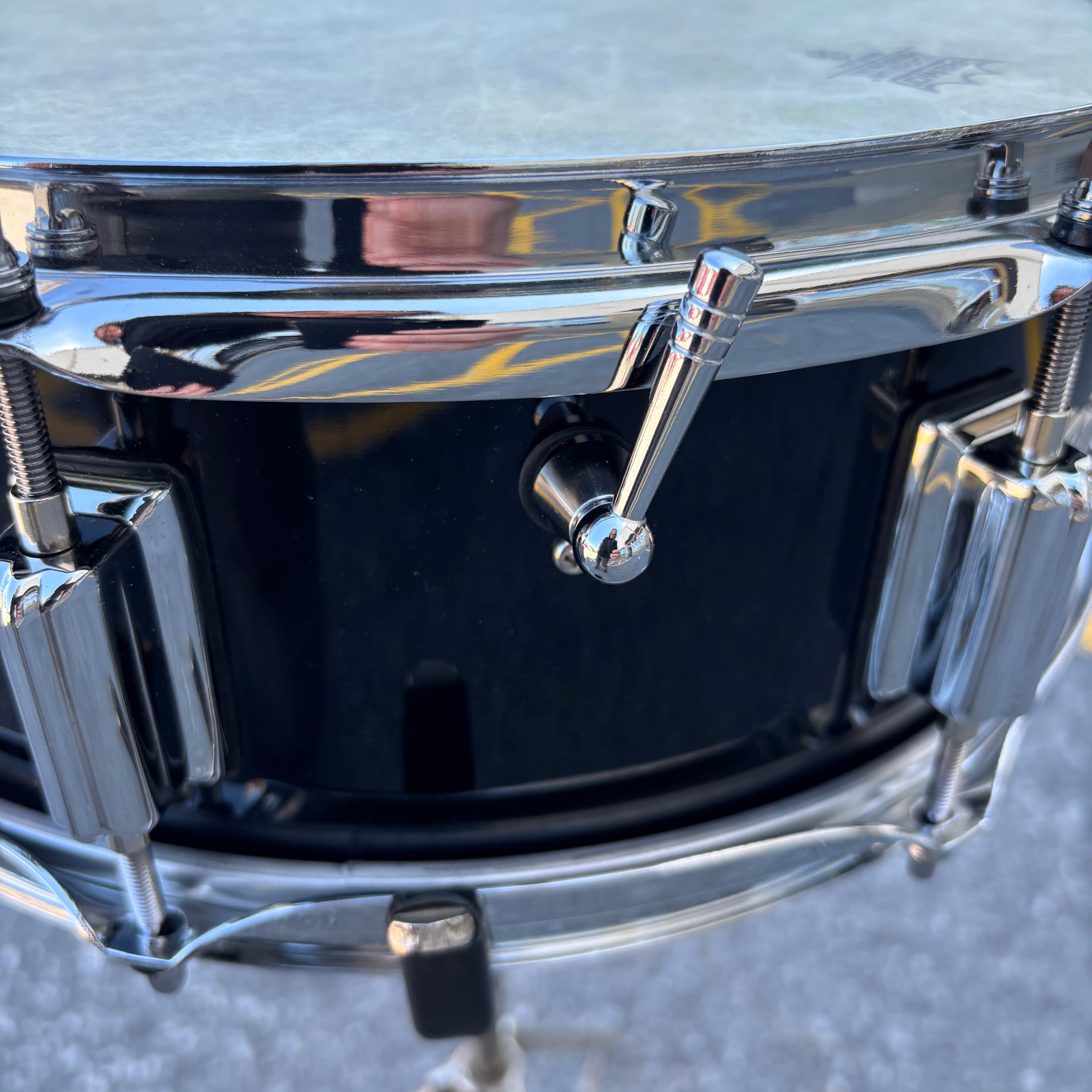 Rogers 5 x 14 Powertone Snare Gloss Black