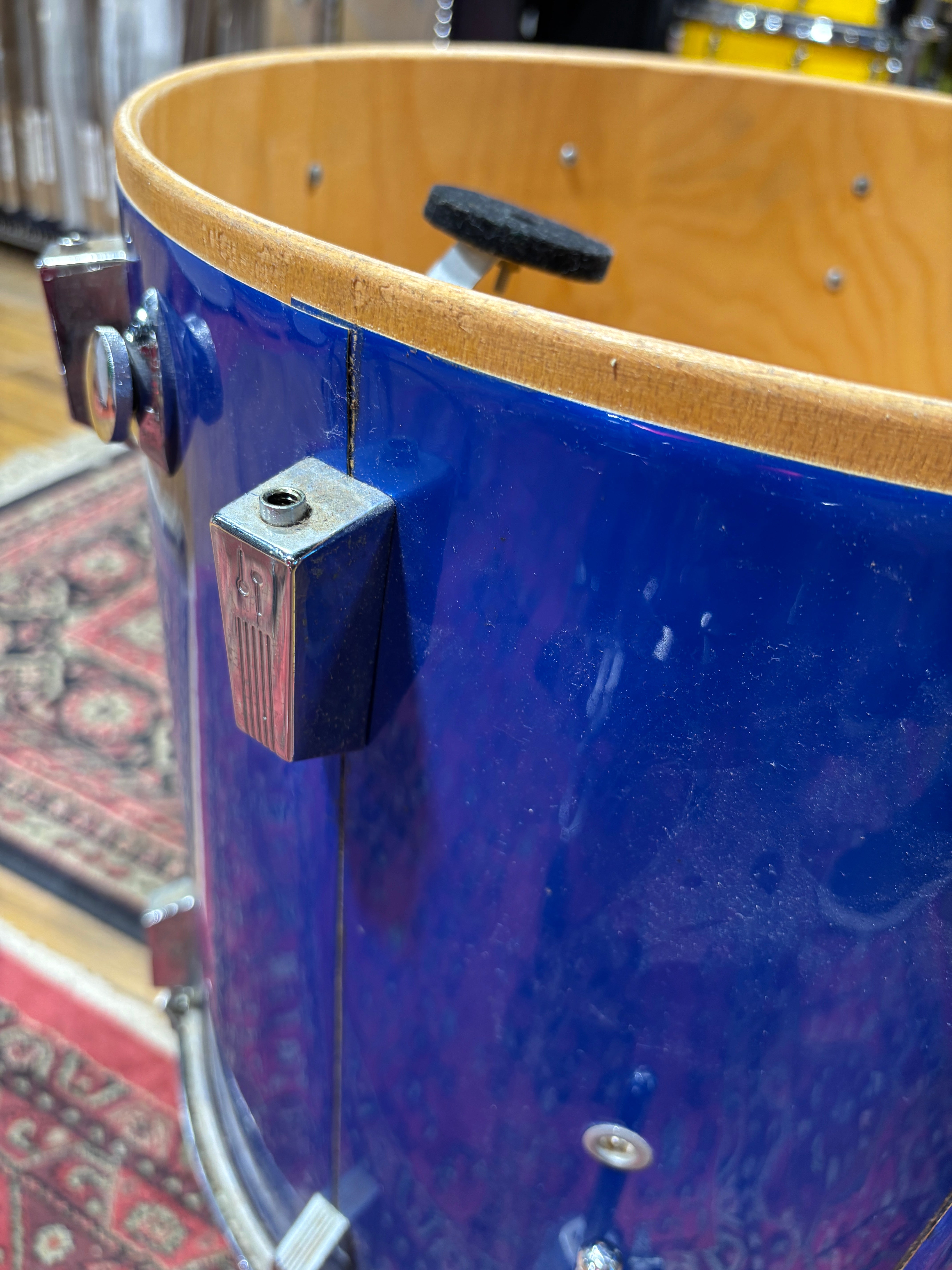 Sonor Champion 18" Floor Tom 1970s Blue Gloss