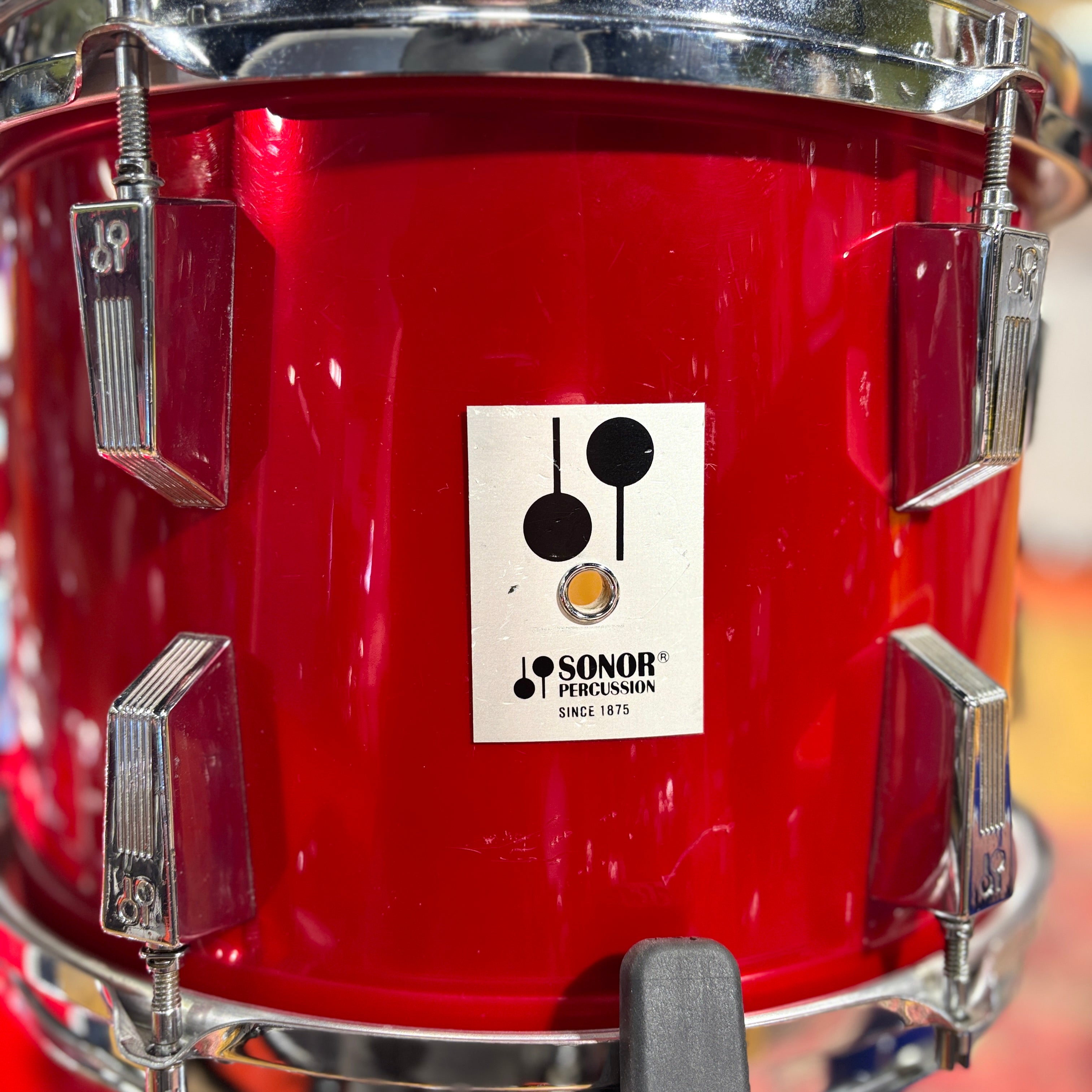 Sonor Phonic 3-piece Candy Apple Red 1980s