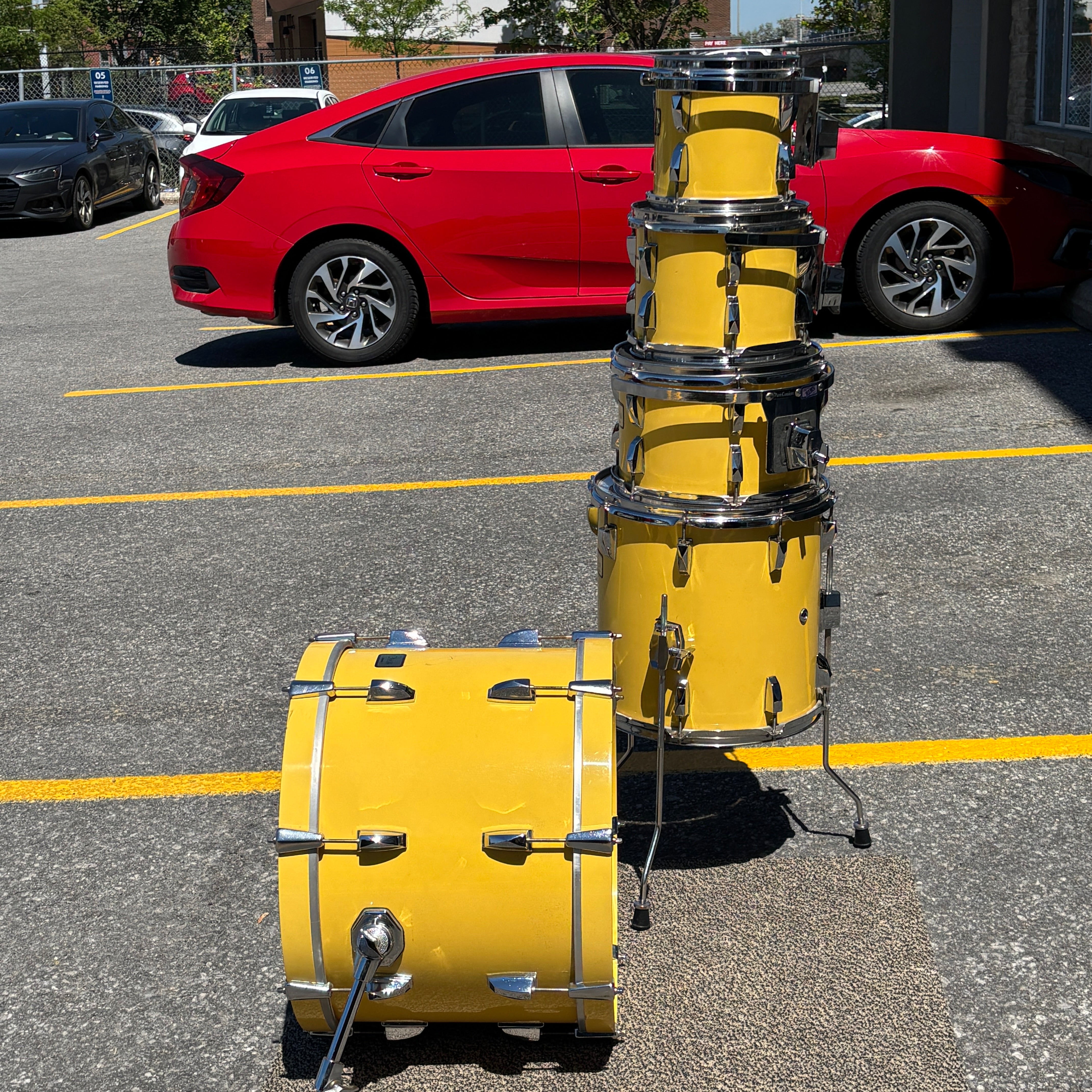 Obelisk Custom 5pc Drum Kit – Holland Yellow – 8/10/12/14/20