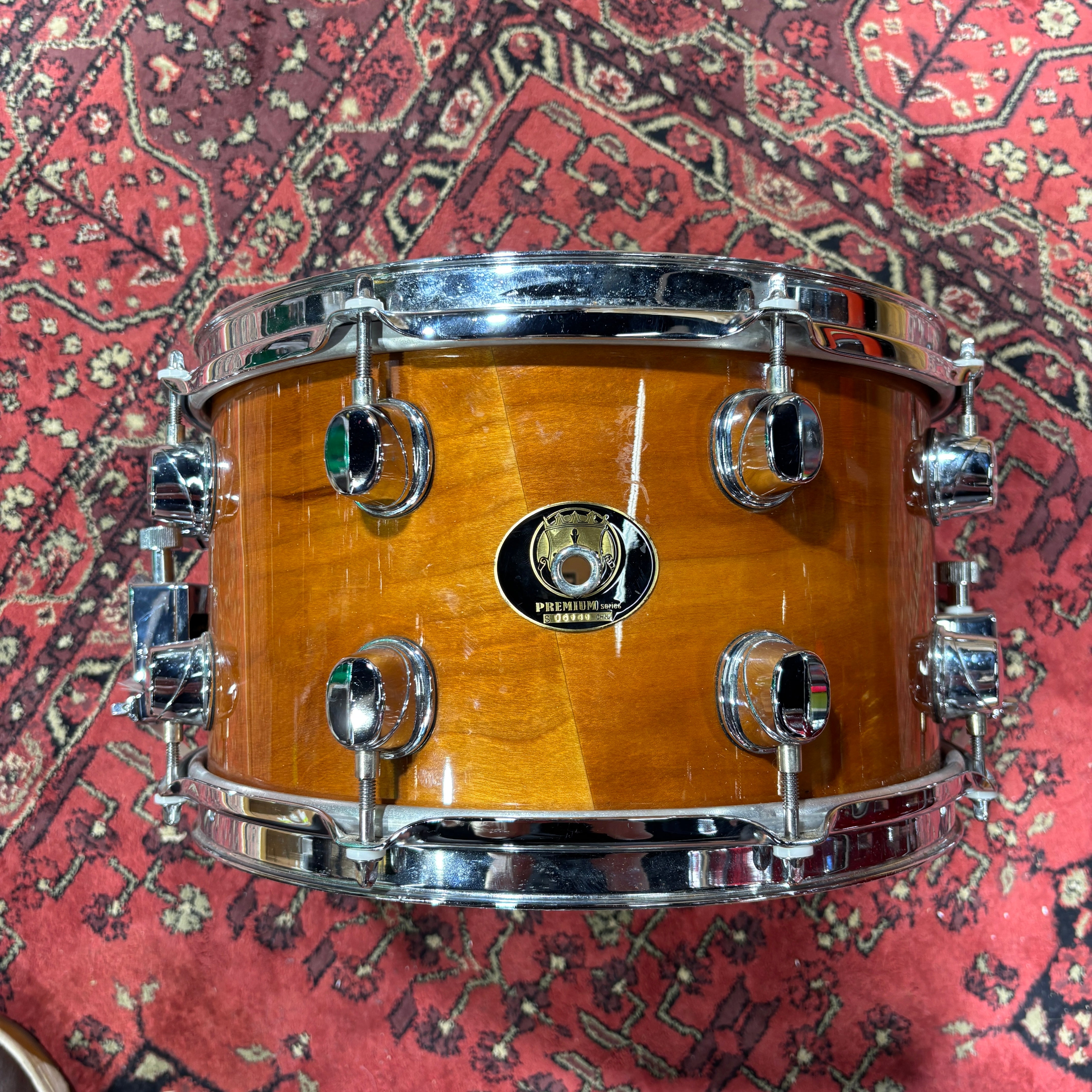 Mapex Black Panther Premium 12x7 Cherry & Maple Snare Drum