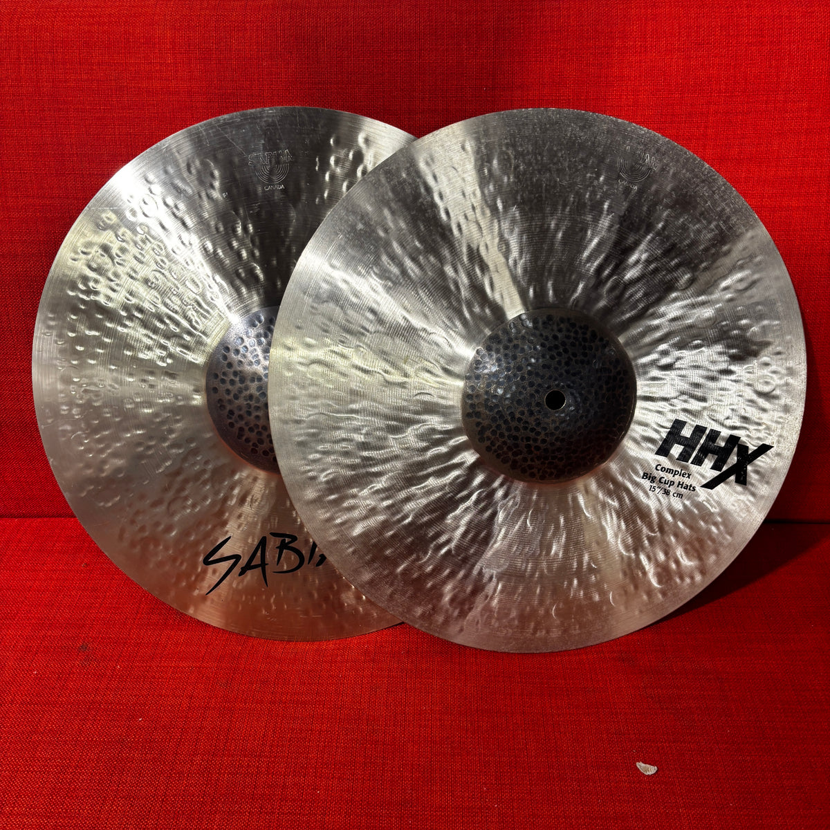 Sabian 15" HHX Complex Big Cup Hats - Used