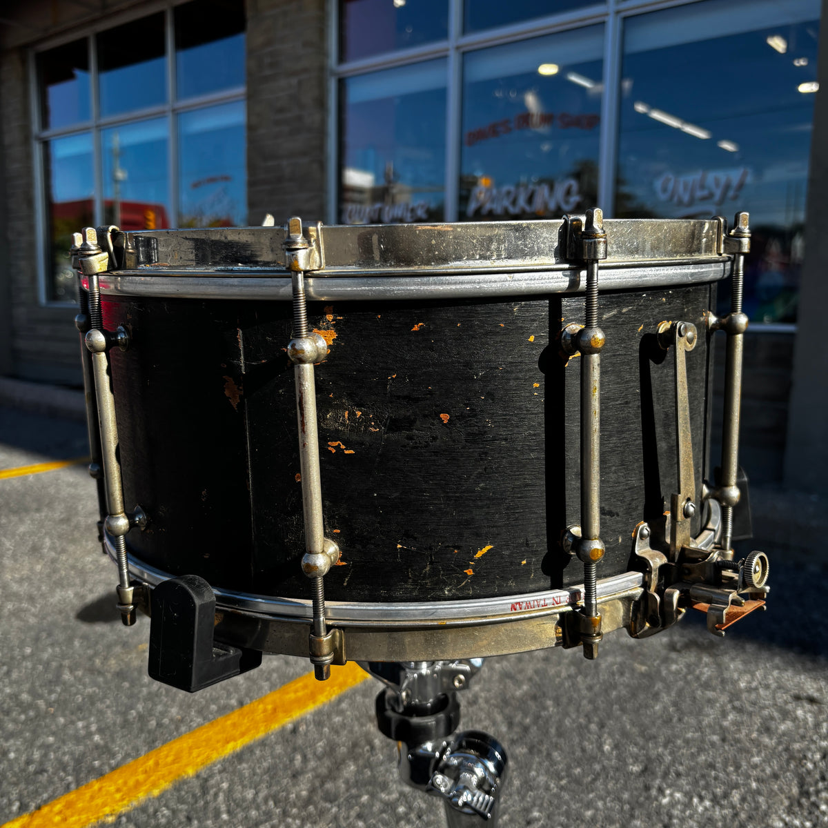 Ludwig & Ludwig Concert Theatre Model 6.5×14 Snare Drum Solid Mahogany Black Finish