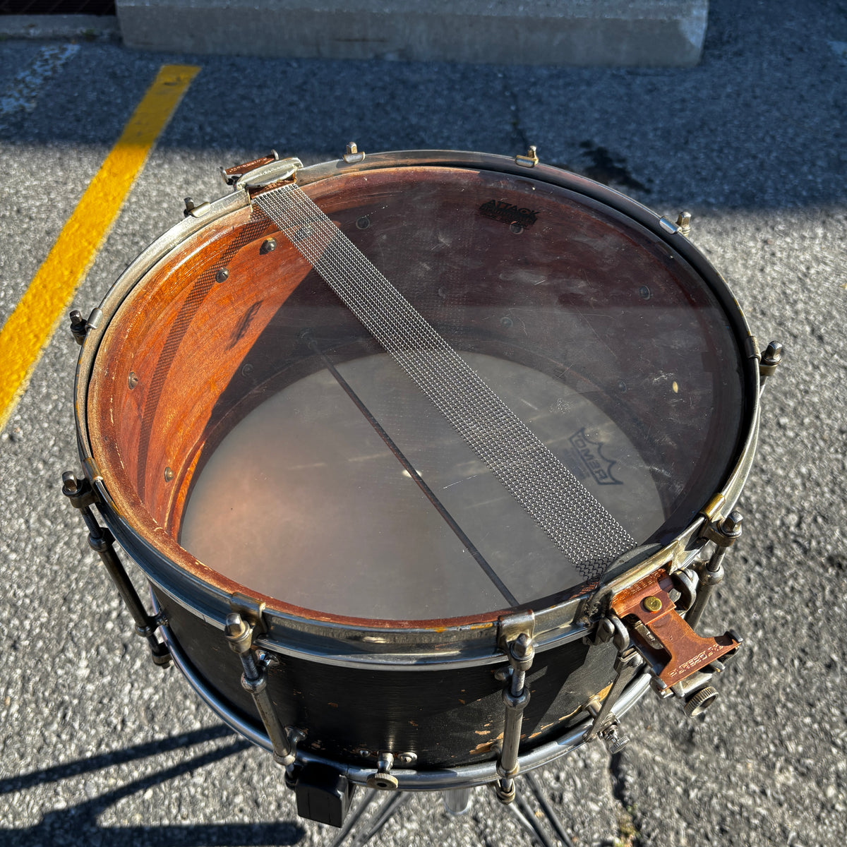 Ludwig & Ludwig Concert Theatre Model 6.5×14 Snare Drum Solid Mahogany Black Finish