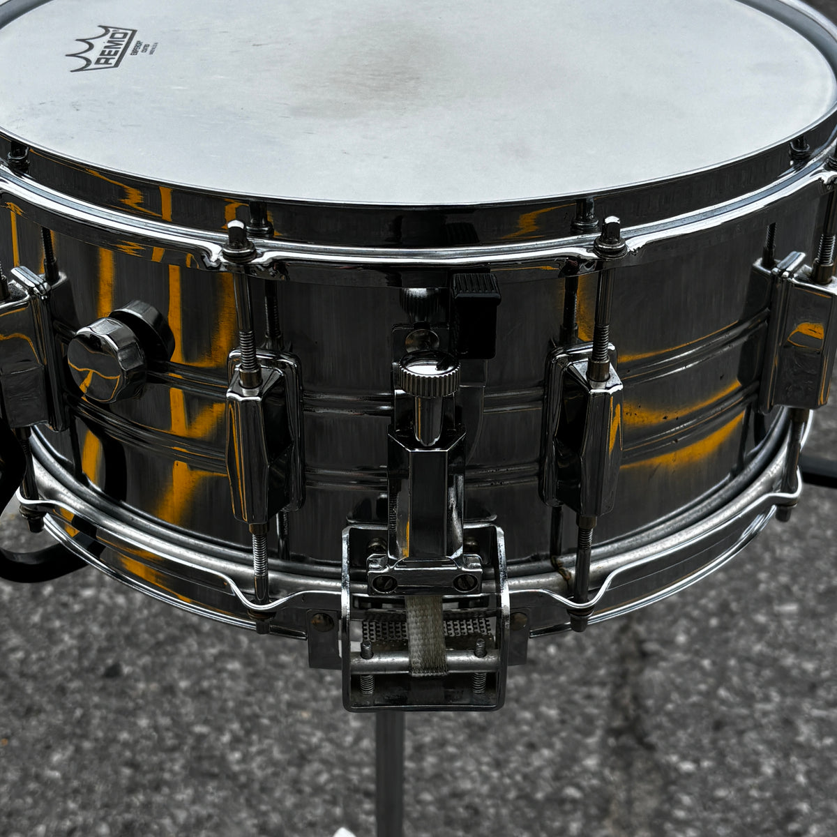 Pearl 14 × 6.5 Steel Snare Drum Late 1980s / Early 1990s