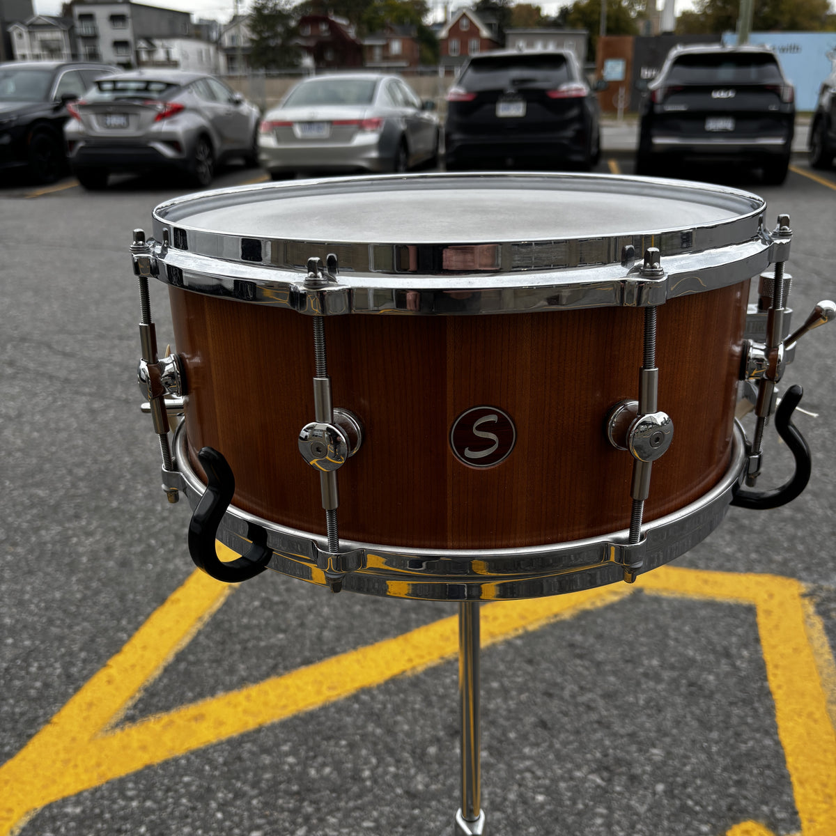 Sugar Percussion 14 × 6" Cherry Stave Snare Drum