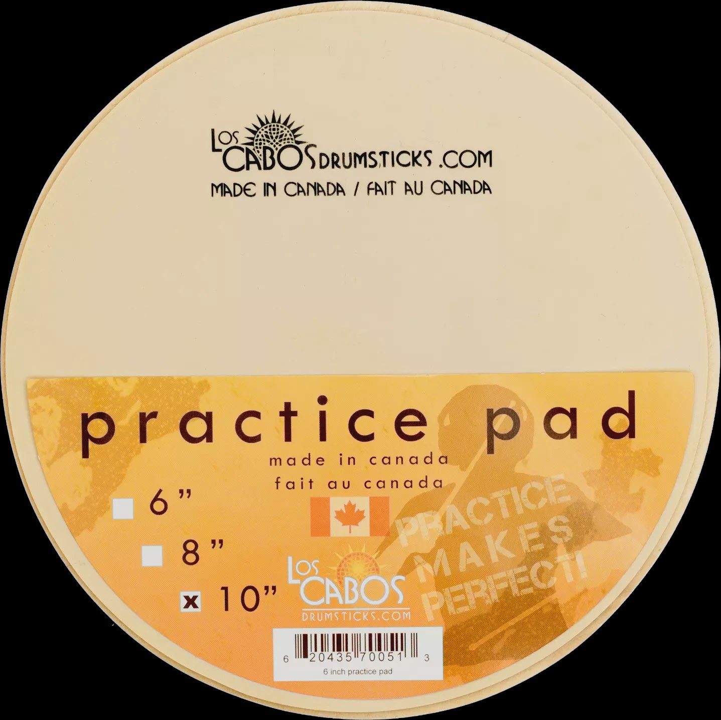 Los Cabos 10" Practice Pad (LCDPP10)