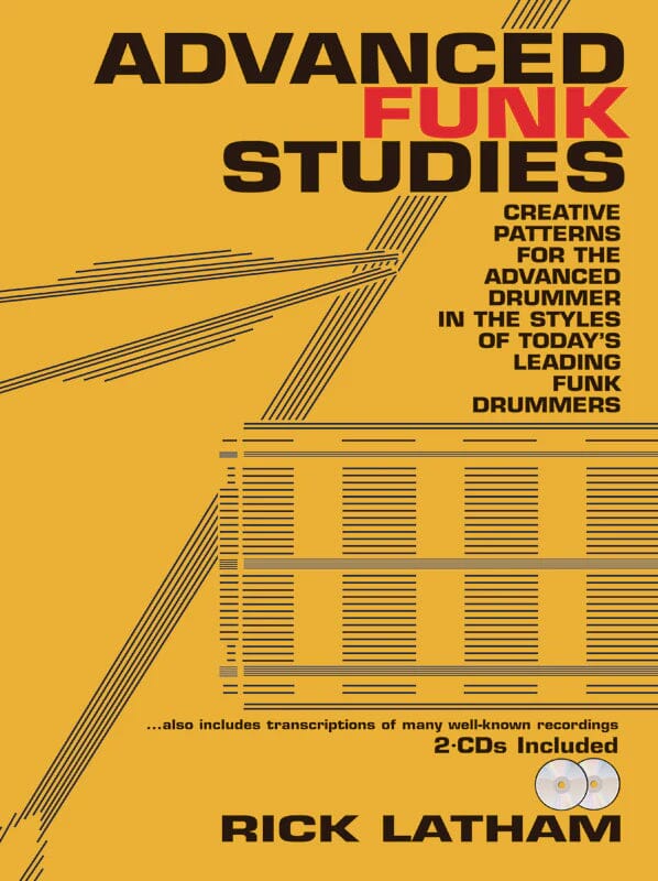 Advanced Funk Studies: Drumset Book & 2 CDs, by Rick Latham BOOKS VIDEOS DVD MAGAZINE Alfred