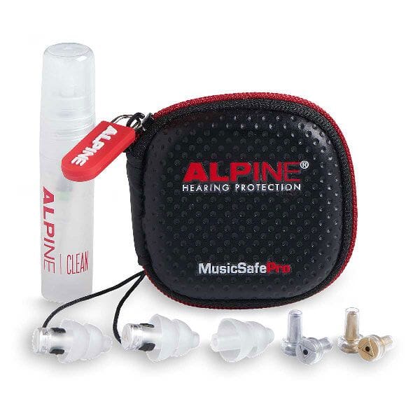 Alpine Hearing Protection MusicSafe Pro Earplugs, Transparent (MUSICSAFEPROCLR) Hearing protection Alpine Hearing Protection