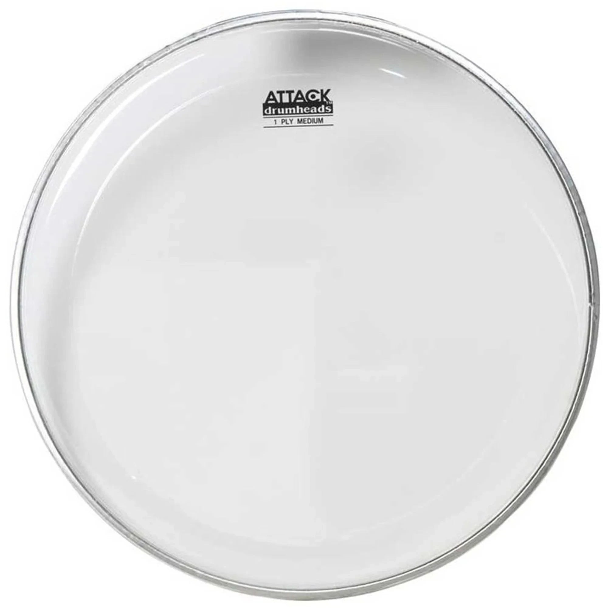 ATTACK 16" 1 Ply Medium Drum Head, Clear (DHA16) DRUM SKINS Attack