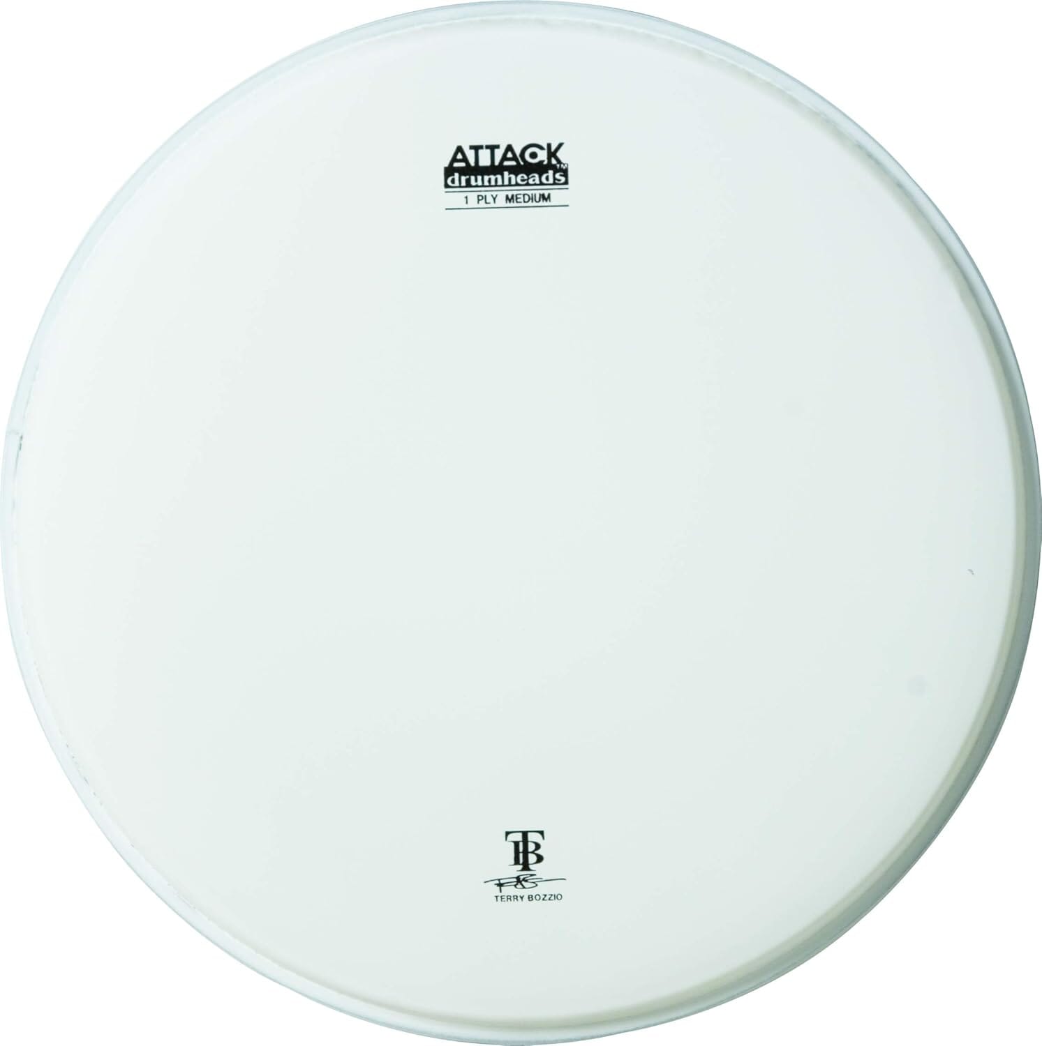 Attack 24" Terry Bozzio 1-Ply Medium Coated Drum Head (TB24C) DRUM SKINS Attack
