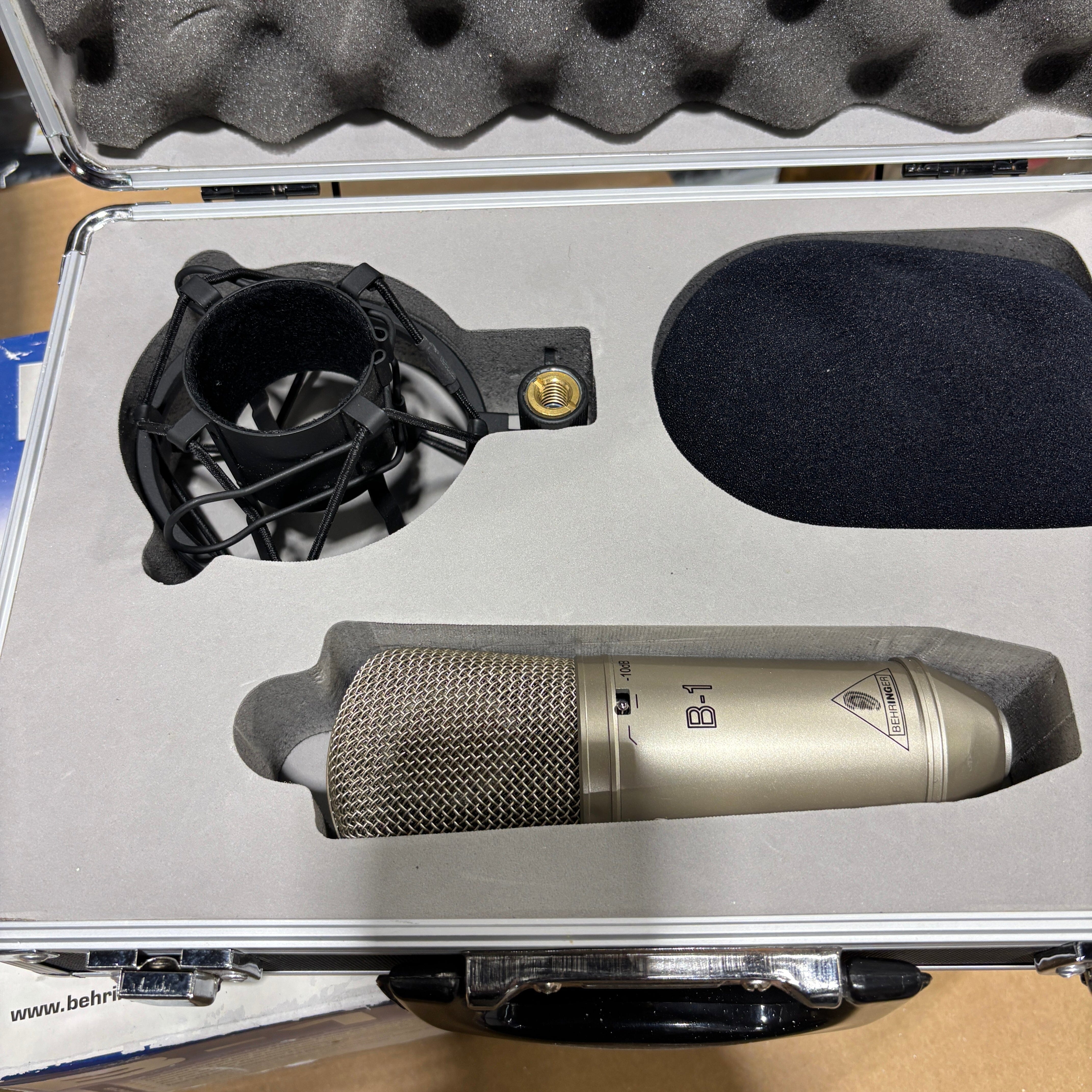 Behringer B1 Large Diaphragm Condenser Mic Pair drum kit Behringer