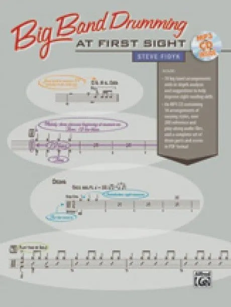 Big Band Drumming at First Sight: Drum Book & MP3 CD (Used)
