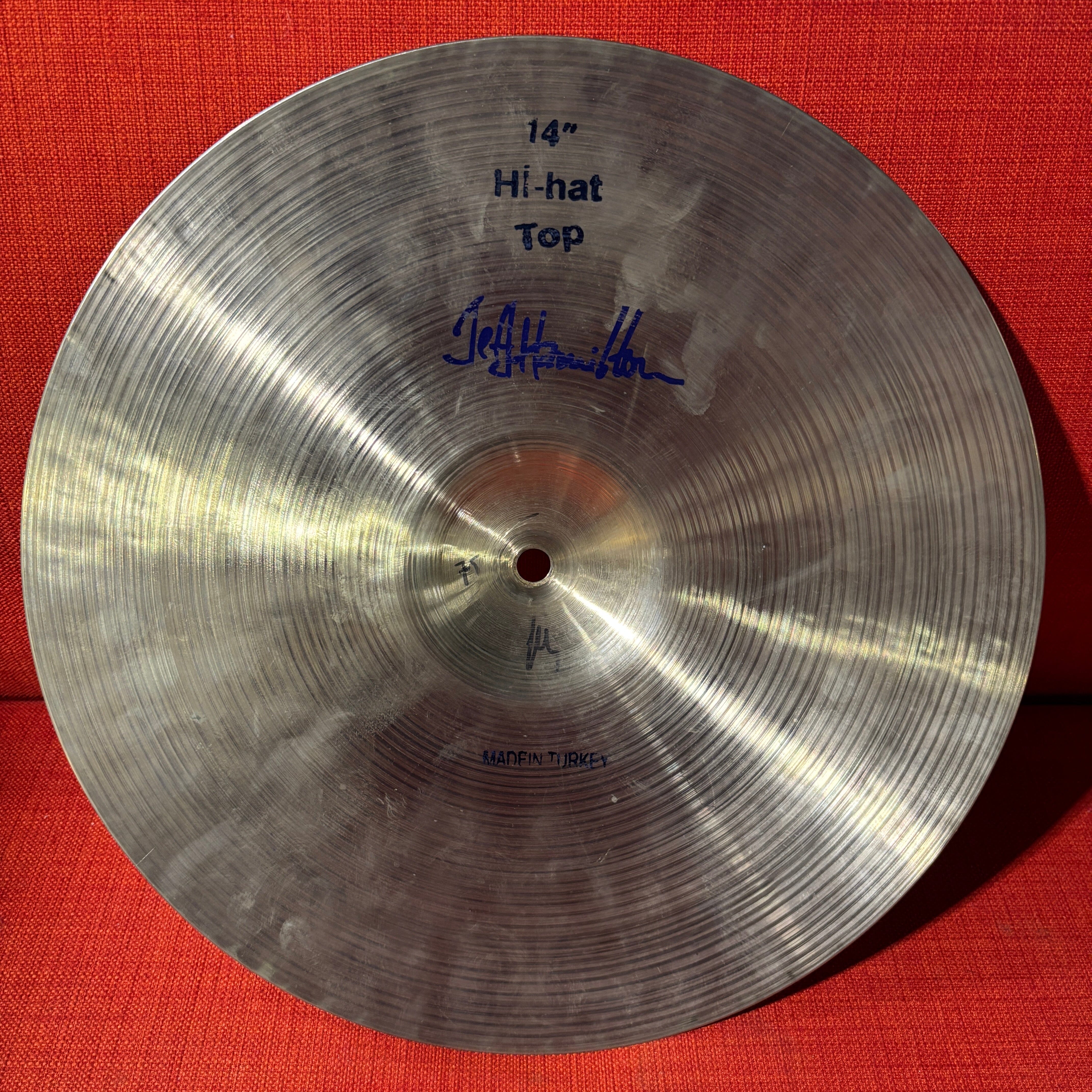 Bosphorus Hammer Series Jeff Hamilton Signature 14" hi-hats CONSIGNMENT CYMBALS Bosphorus