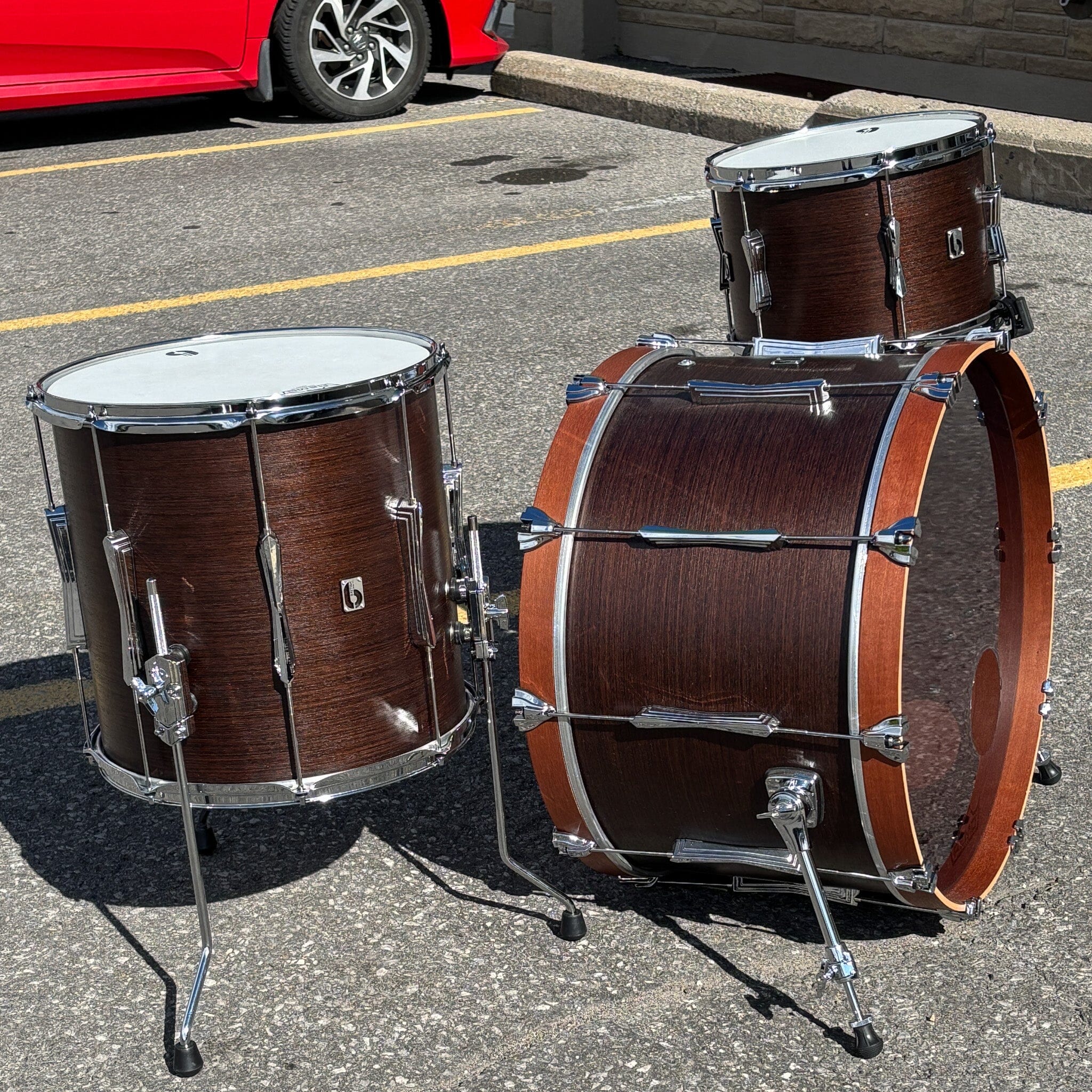 British Drum Company Lounge Series Kensington Crown 24/13/16 CONSIGNMENT DRUM KIT British Drum Co