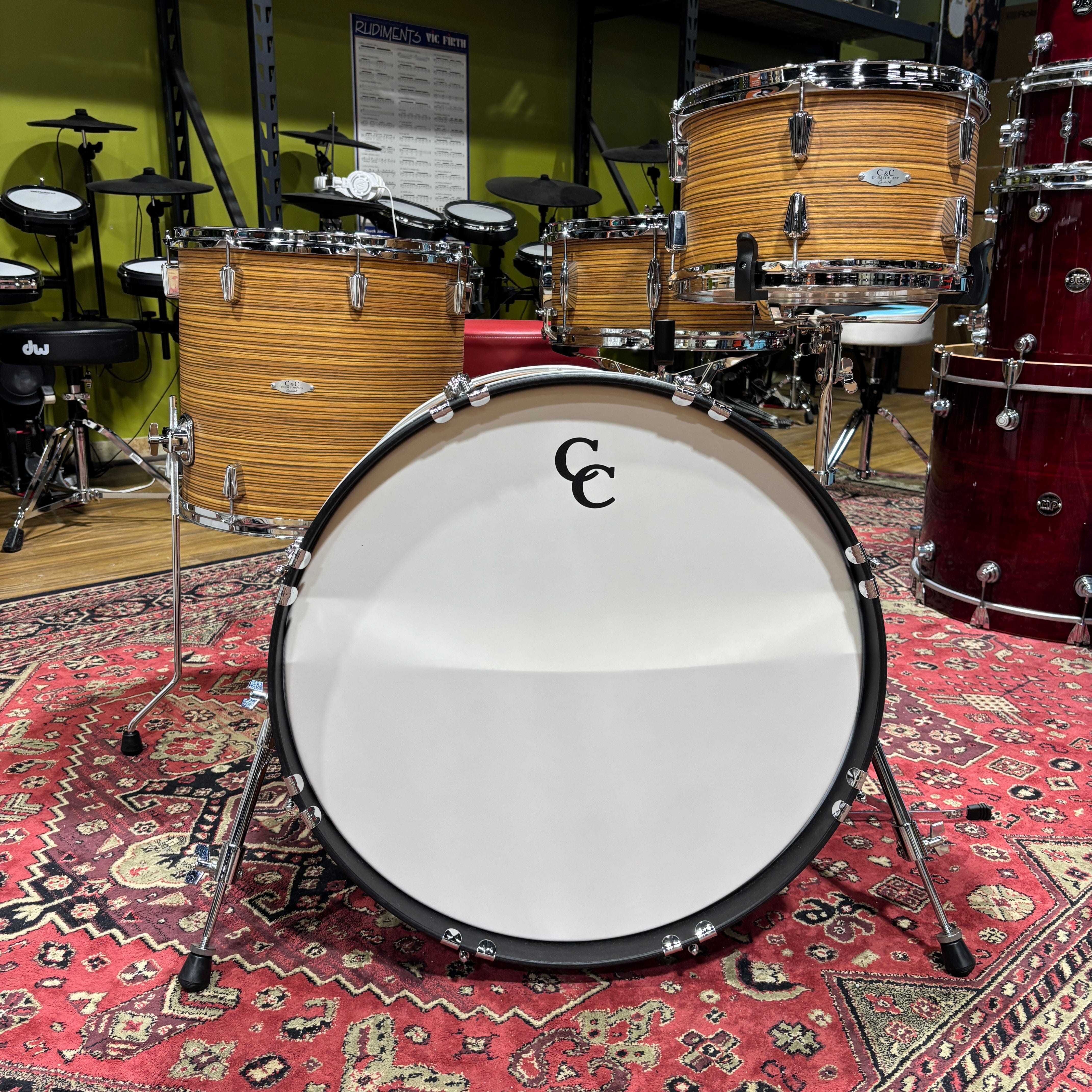 C&C Gladtsone 7 Ply 22/13/16 Peanut Butter Swirl CONSIGNMENT DRUM KIT C&C
