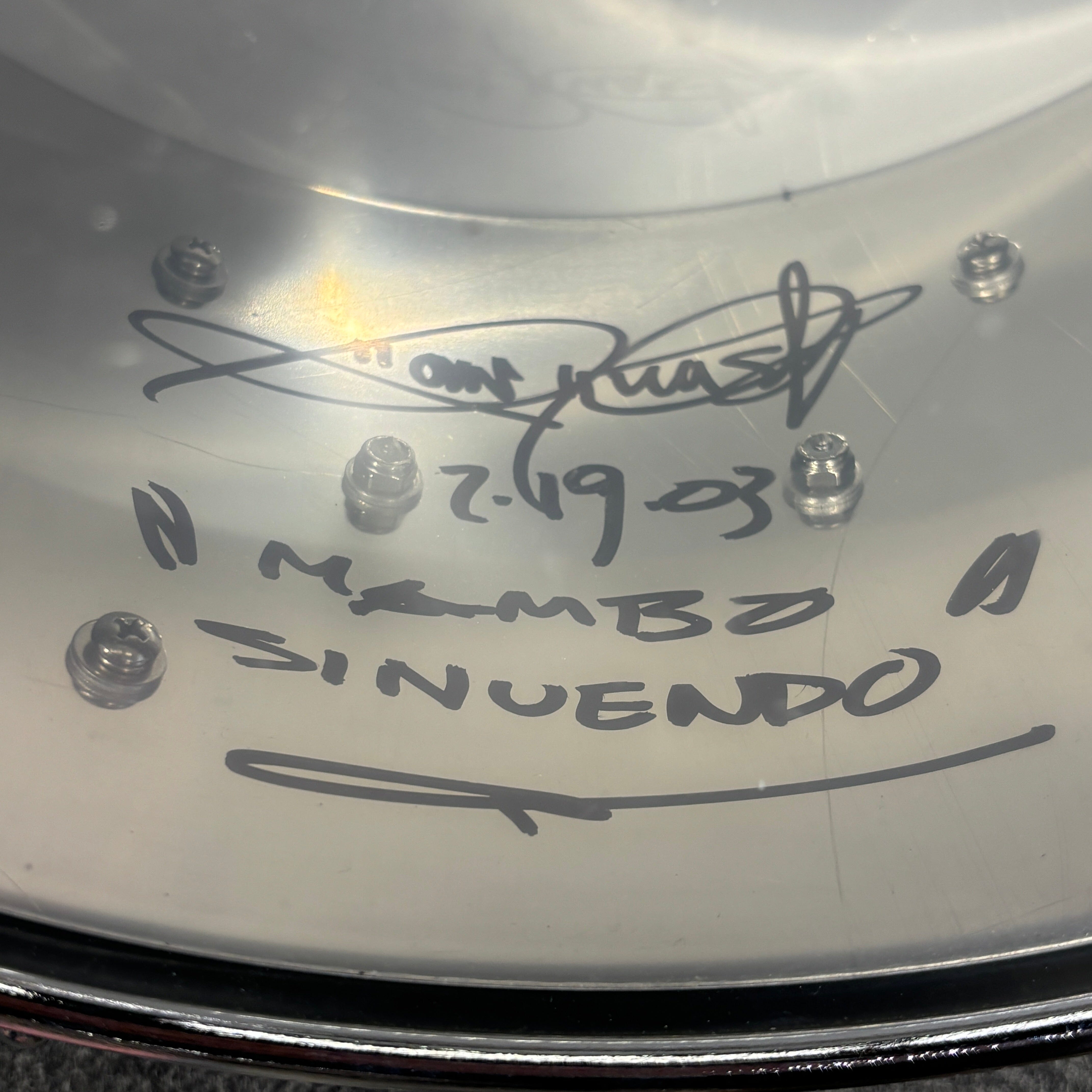 Dunnett Classic 13" x 6.5" Polished Stainless Steel Snare Drum (Used) USED SNARE DRUMS Dunnett