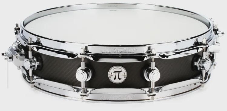 DW 3.14 x 14 Collector's Series Carbon Fiber Pi Snare Drum, Chrome Hardware (DCMF13114SCX719) NEW SNARE DRUMS DW