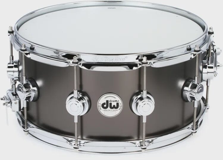 DW 6.5 x 14 Collector's Series Metal Brass Snare Drum, Satin Black (DCMR16514SCX710) NEW SNARE DRUMS DW