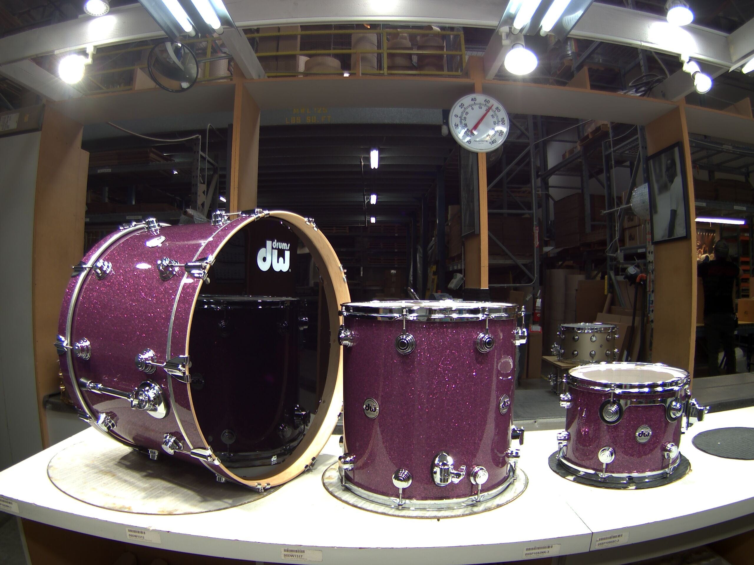 DW Collectors Kit Purple Glass 24/13/16/18 NEW DRUM KIT DW