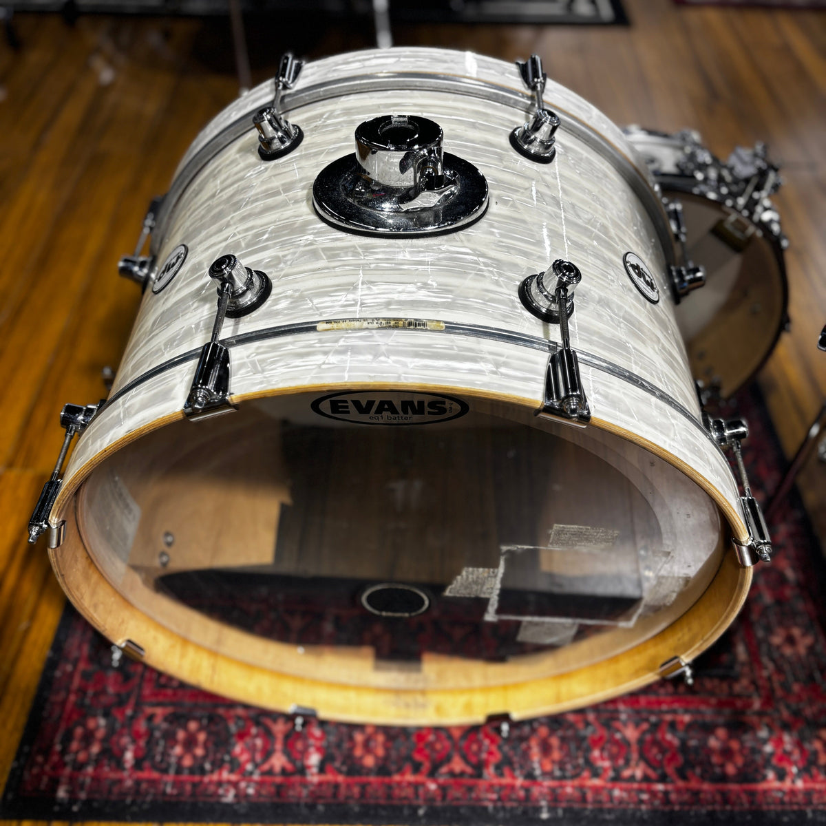 DW Design Frequent Flyer White Pearl USED CONSIGNMENT DRUM KIT DW