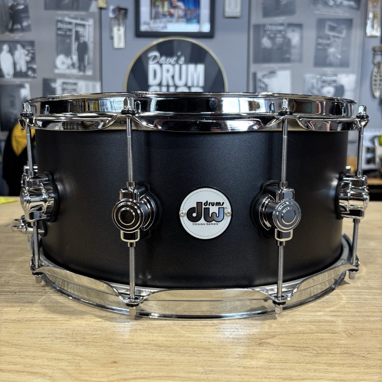 DW Design Series Snare 14x6.5 Charcoal USED SNARE DRUMS DW