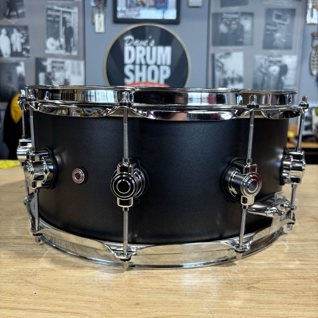 DW Design Series Snare 14x6.5 Charcoal USED SNARE DRUMS DW