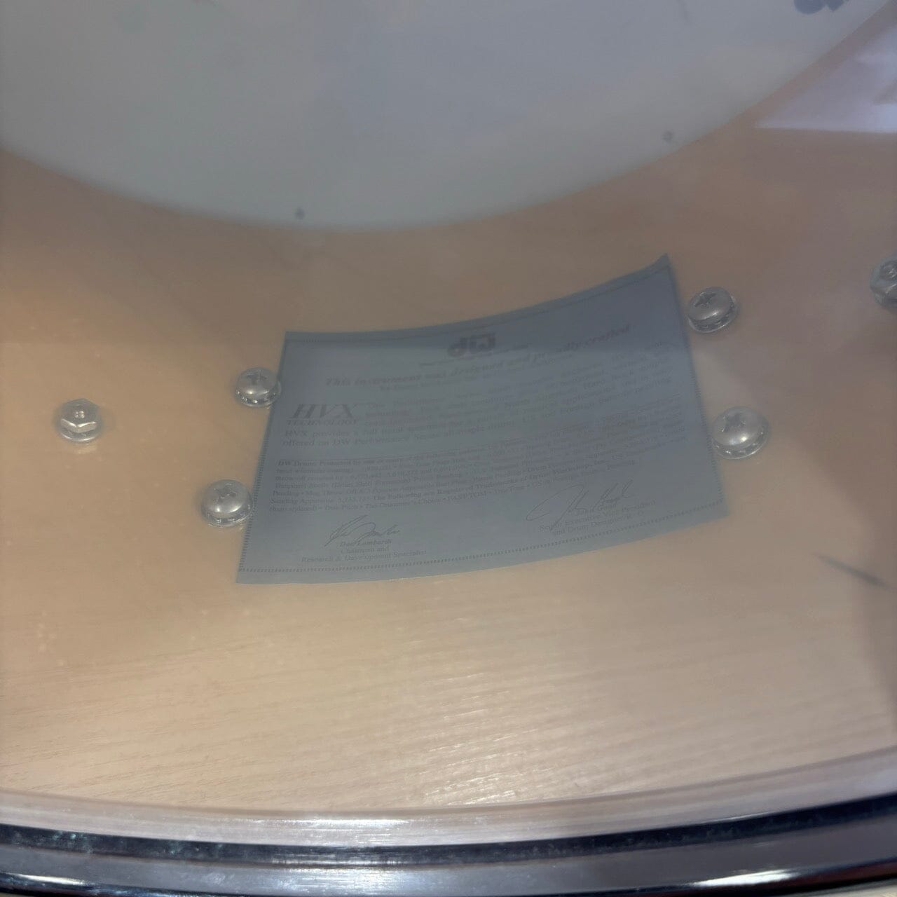 DW Performance Series Snare Cherry Stain 6.5 x 14 (1st Generation) USED SNARE DRUMS DW