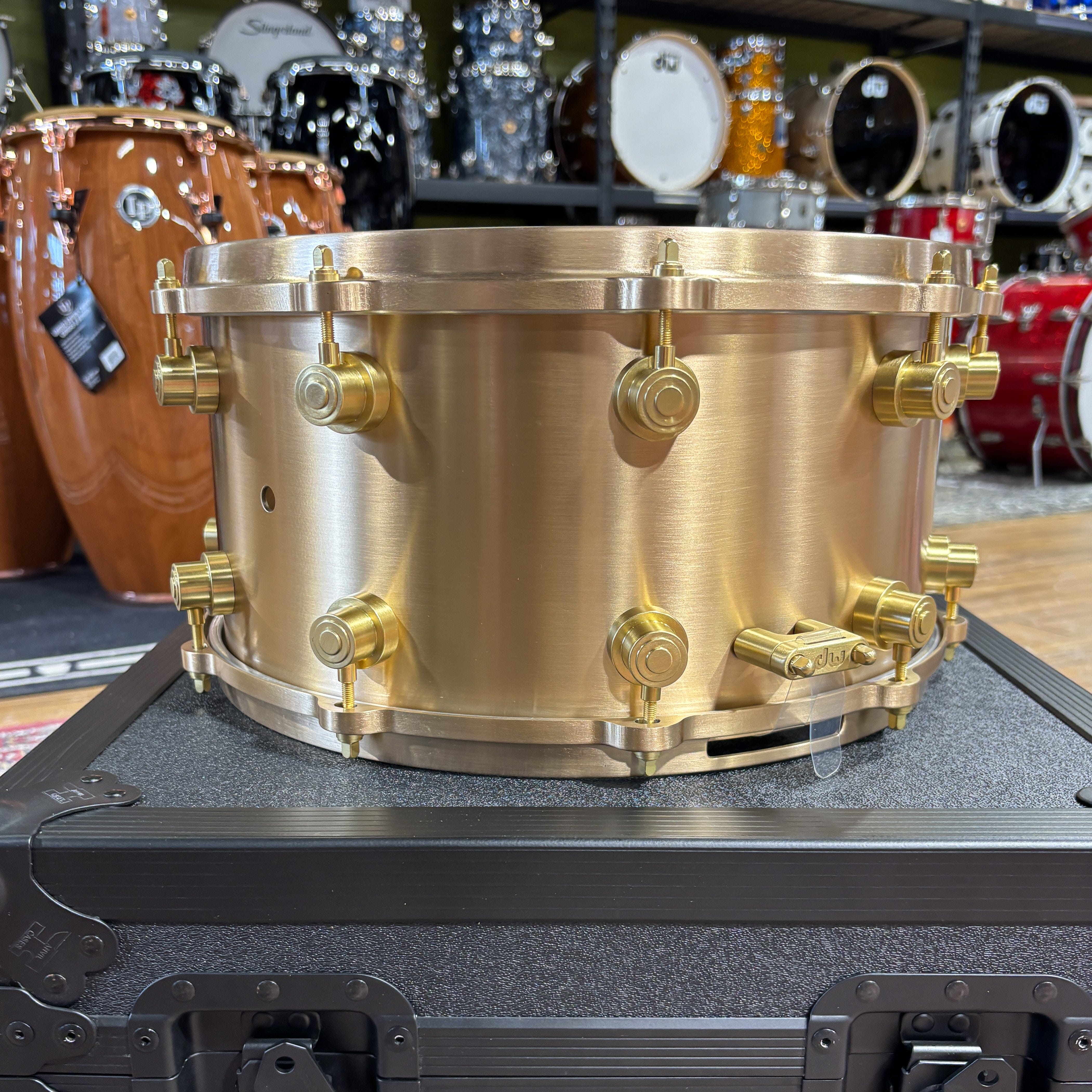 DW True-Cast Bronze Snare Drum, 7x14 (DRVZ0714STZ) NEW SNARE DRUMS DRUM WORKSHOP INC