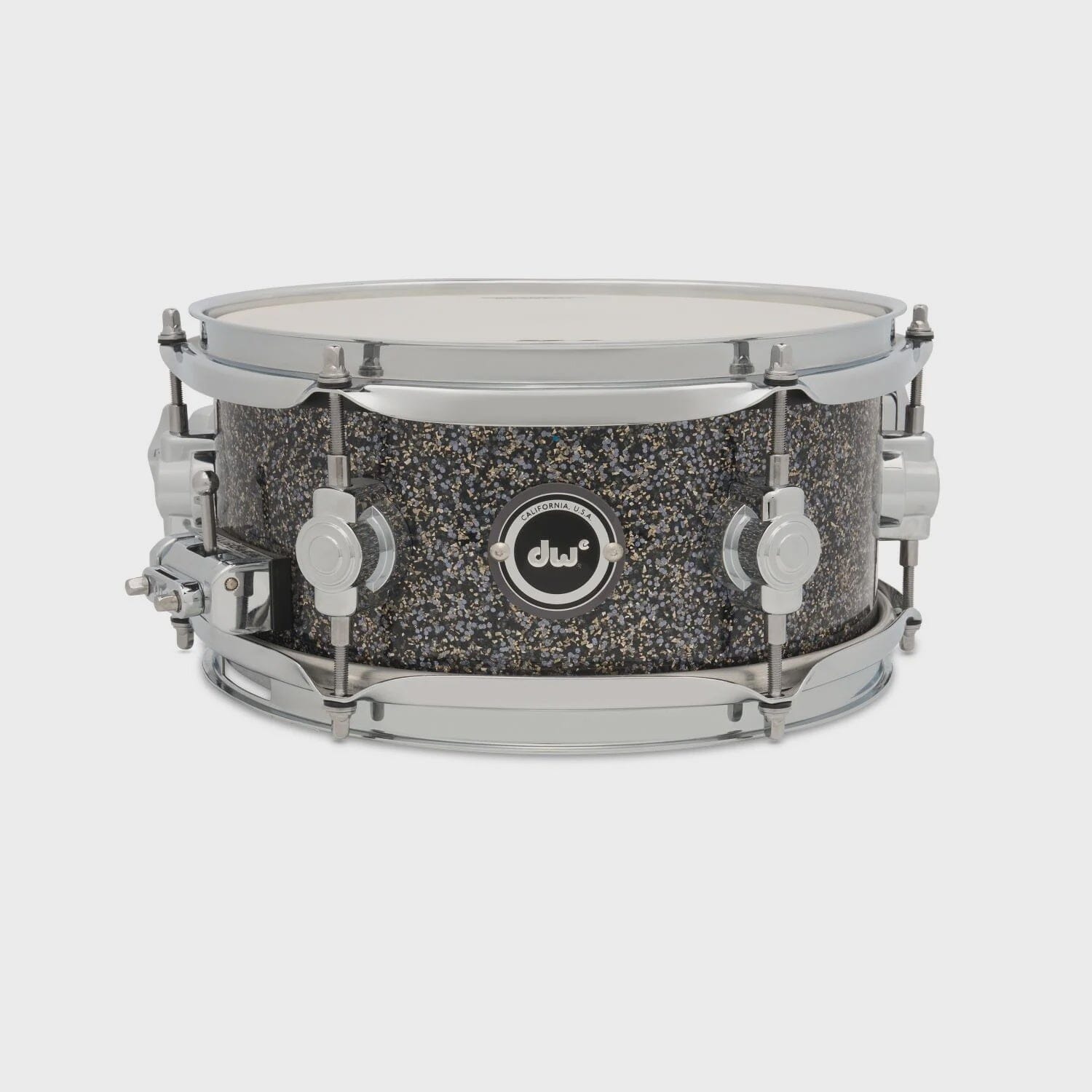 DWe 5 x 10" Electronic/Acoustic Snare Drum, Black Galaxy (DEFP0510SDC070H) New Electronics DWe