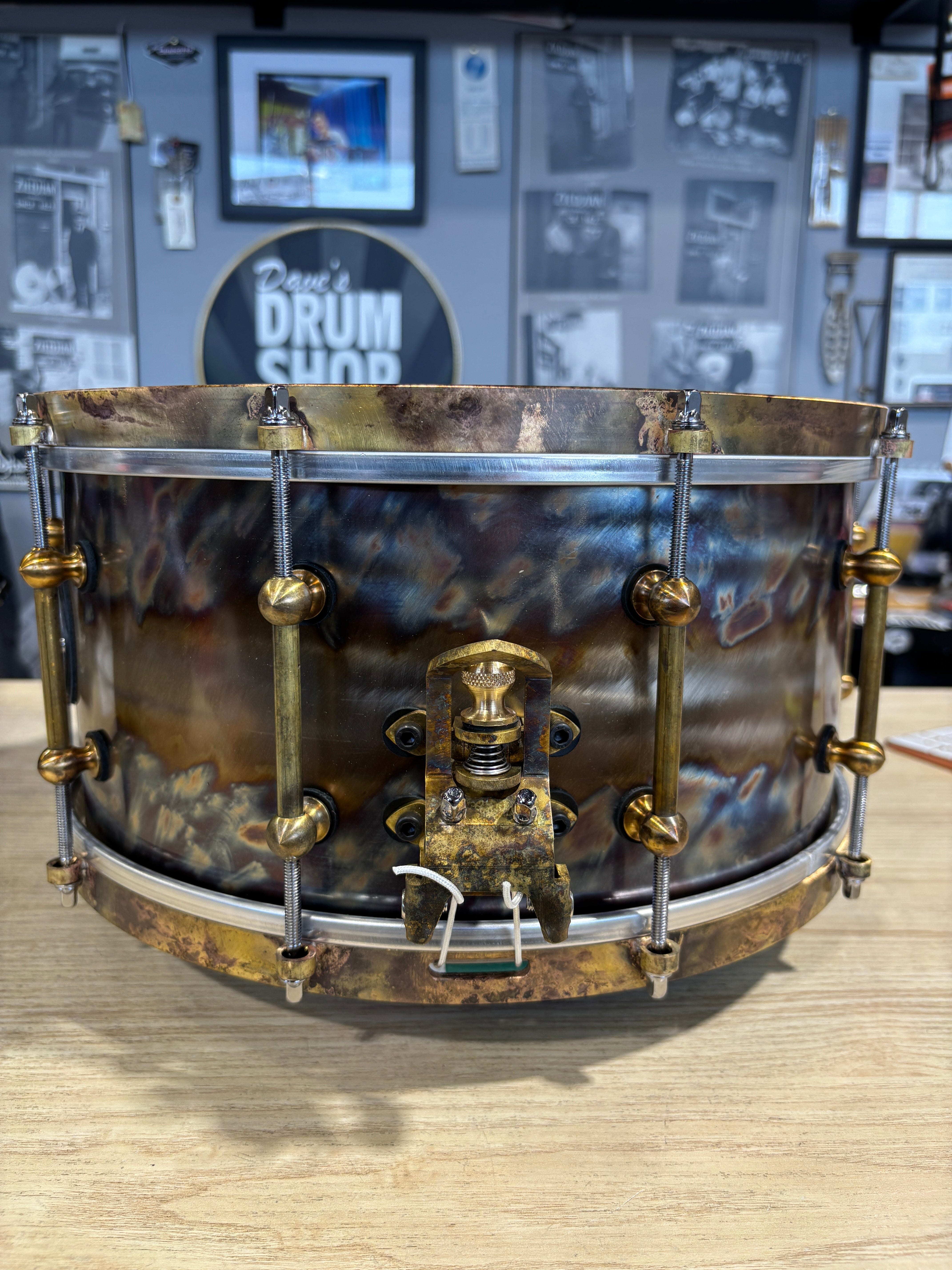 Ebenor 14x7 Bright Evolution Steel Snare NEW SNARE DRUMS Ebenor