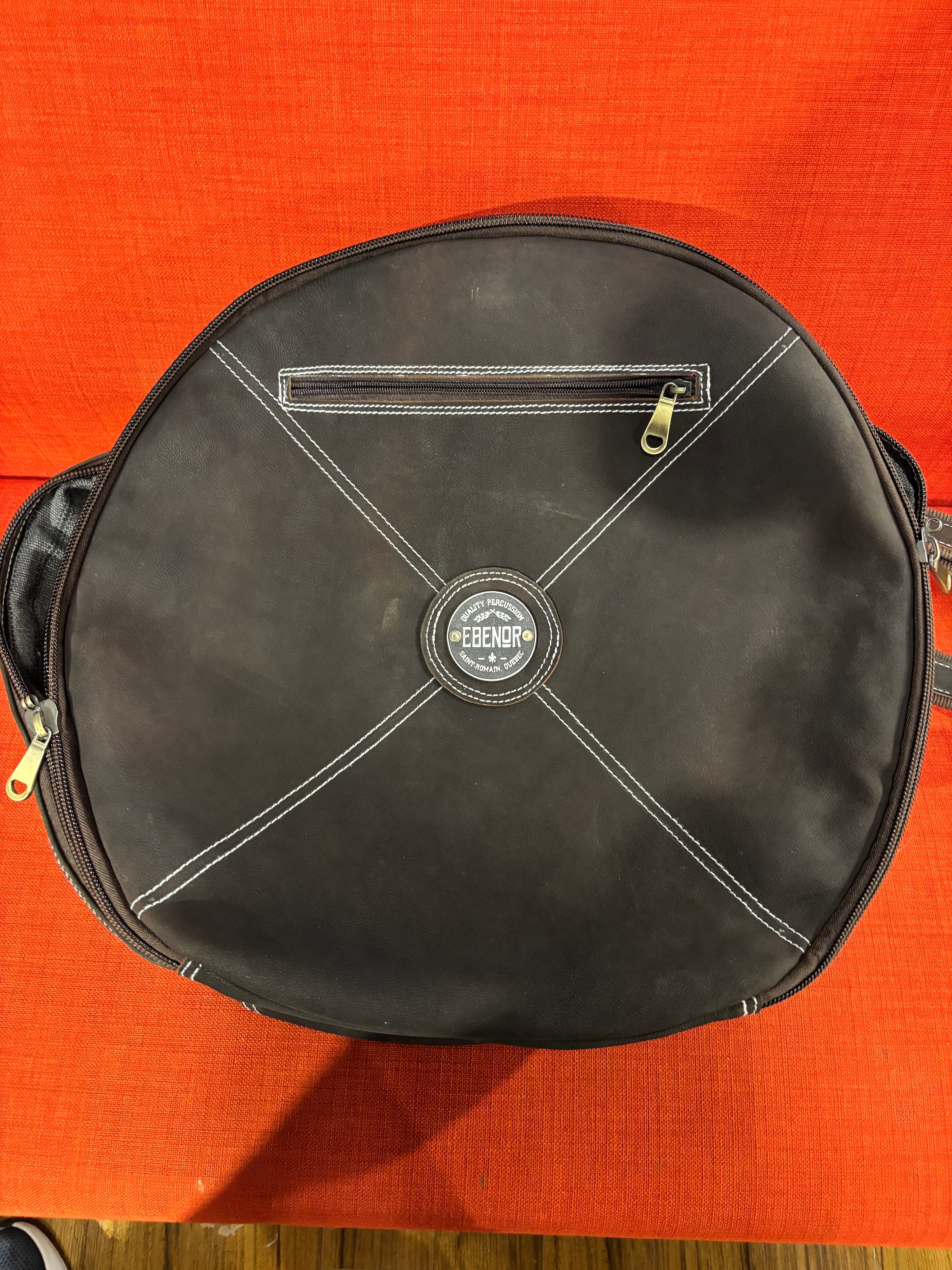 Ebenor Leather Snare Drum Bag Made in Canada NEW CASES Ebenor