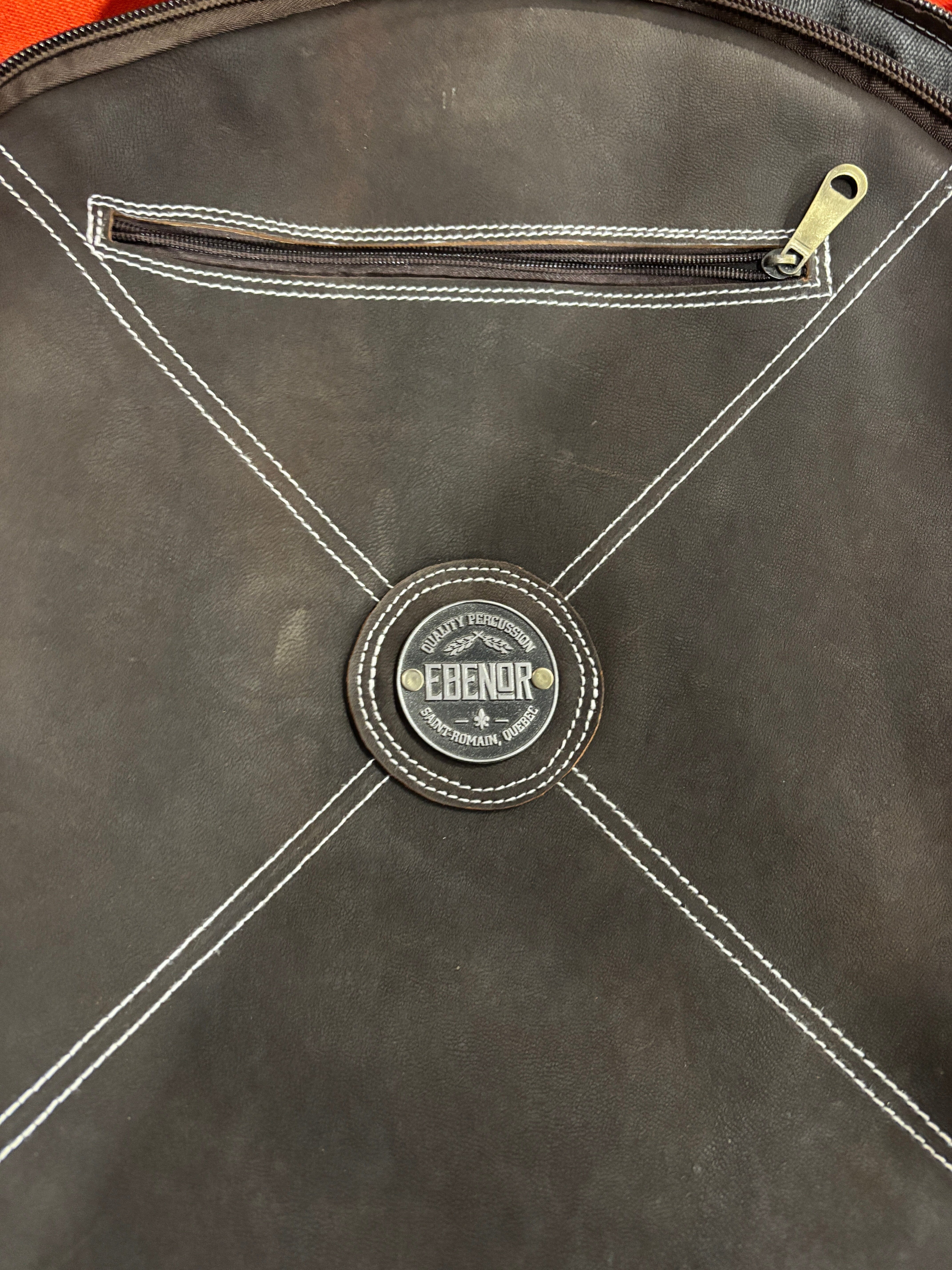 Ebenor Leather Snare Drum Bag Made in Canada NEW CASES Ebenor