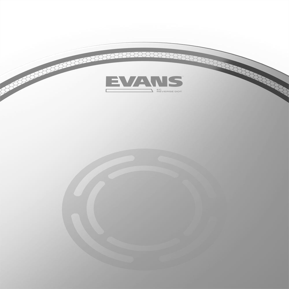 Evans 10" EC Reverse Dot Snare Drum Head, Frosted (B10ECSRD) DRUM SKINS evans