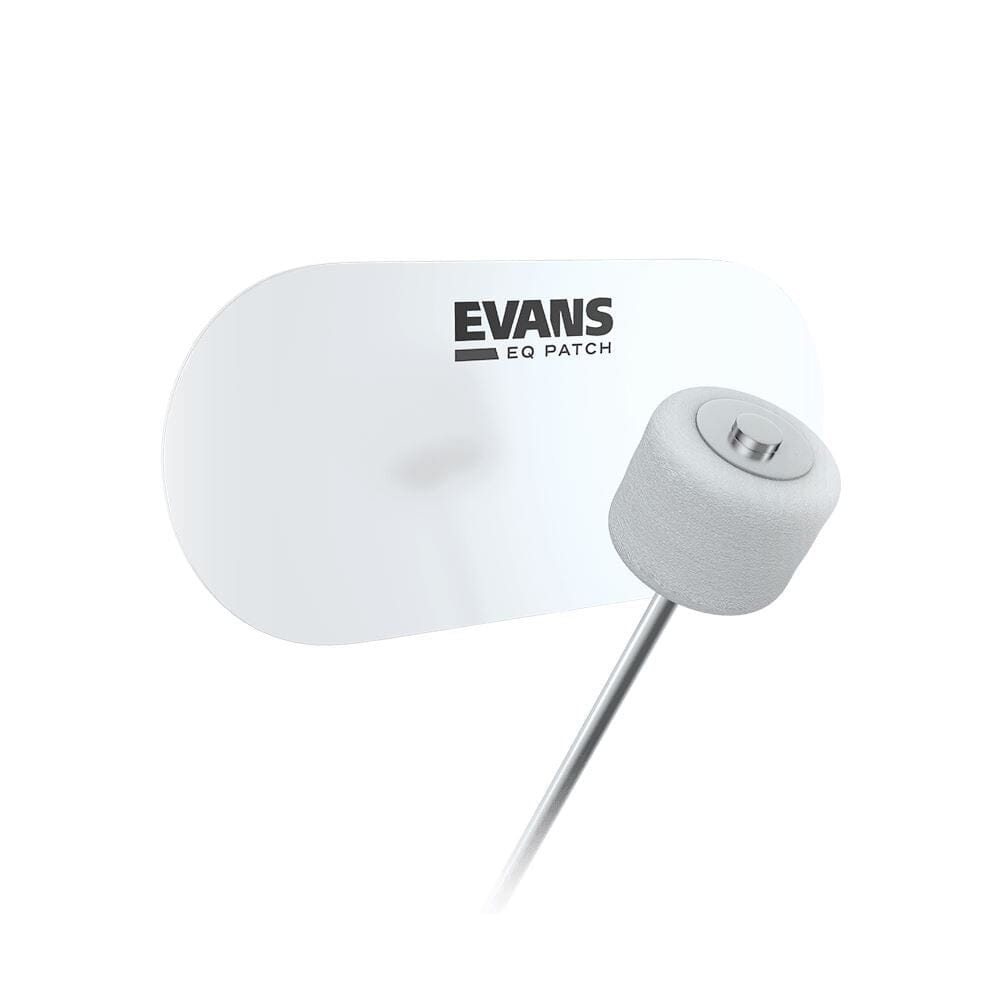 Evans Bass Drum EQ Patch, Clear Plastic, Double Patch (EQPC2) NOS DRUM SKINS evans