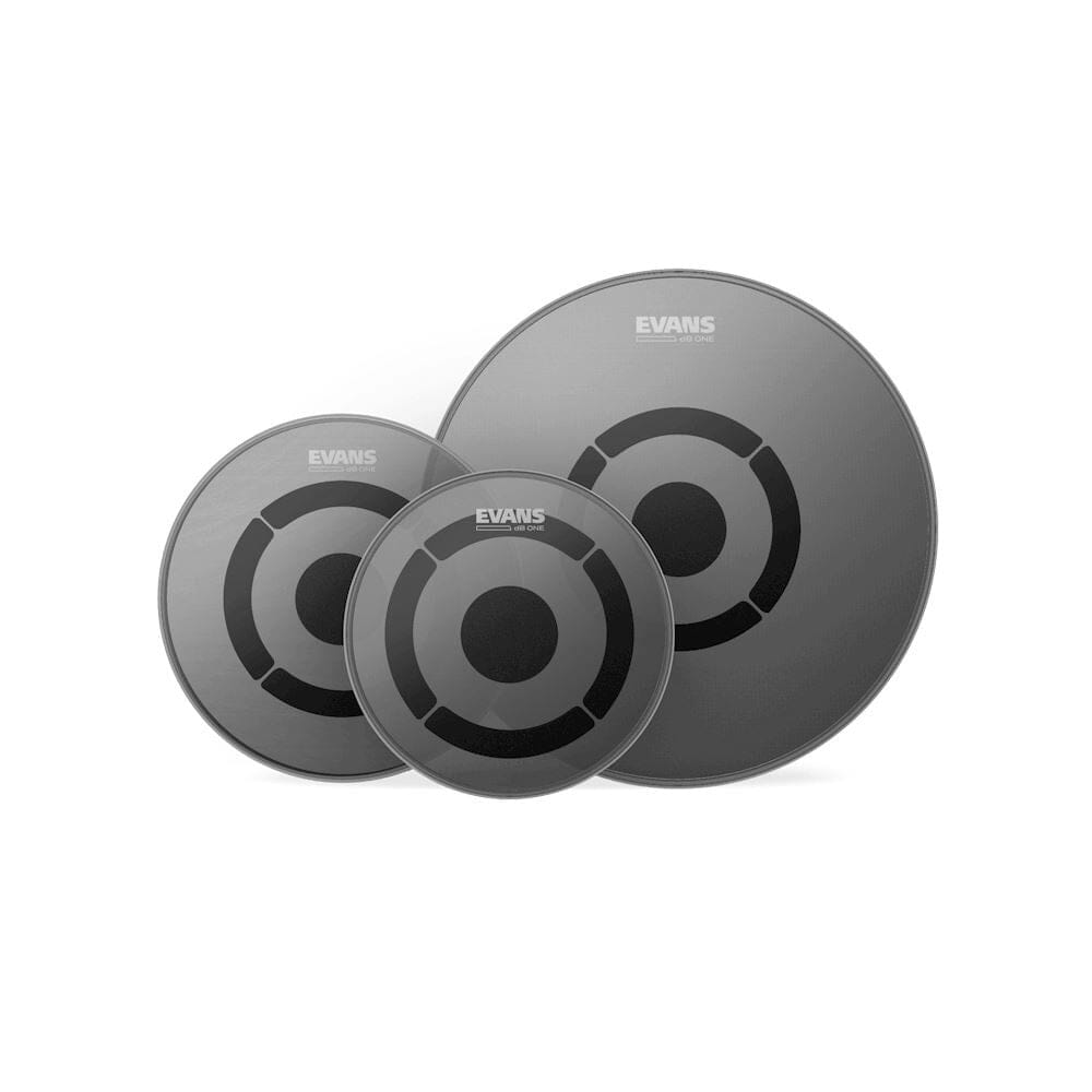 EVANS dB ONE Mesh Drumhead Fusion Tom Pack (10", 12", 14") ETP-DB1-F DRUM SKINS evans