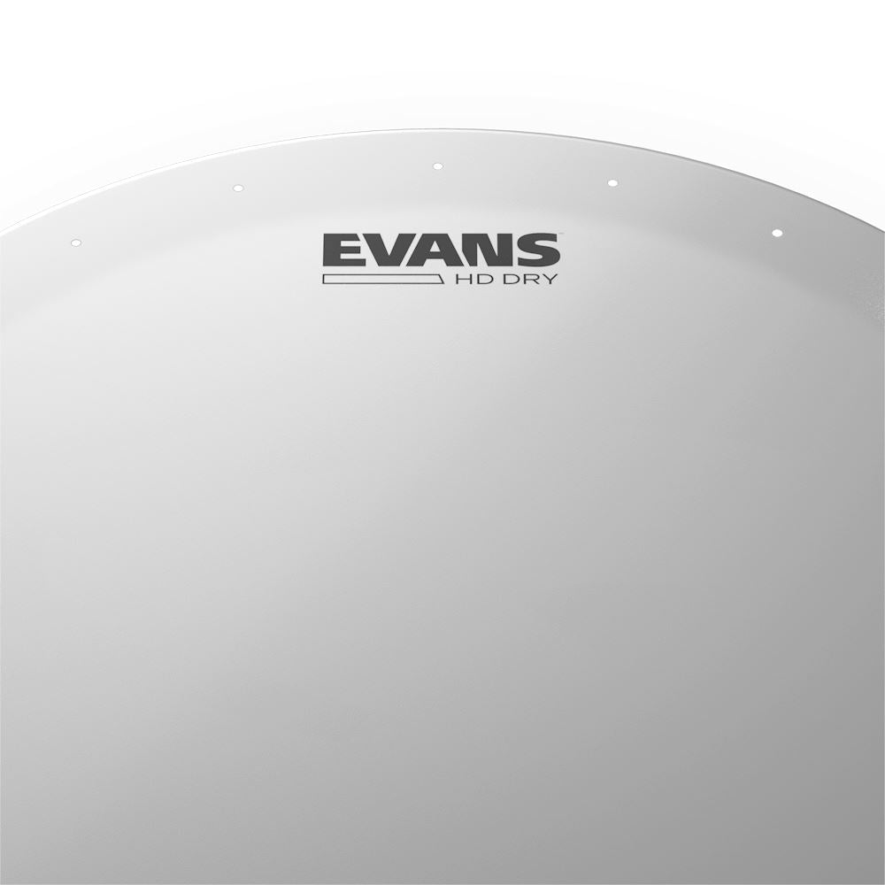 Evans EC2S Clear Fusion Tom Drum Head Pack (10", 12", 14") with 14" HD Dry Snare Batter (EPP-EC2SHDD-F) DRUM SKINS evans