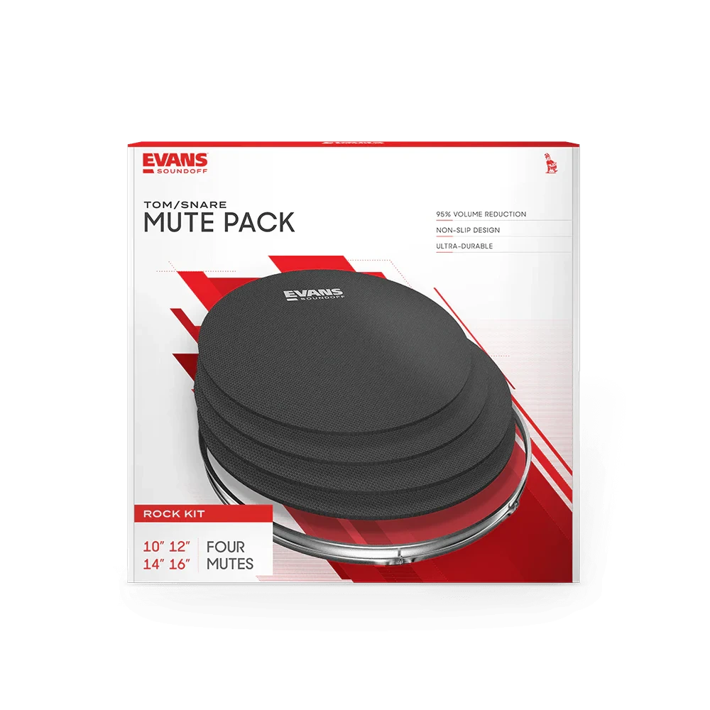 Evans SoundOff Rock Pack 10, 12, 14, 16 (SO-0246) DRUM SKINS evans