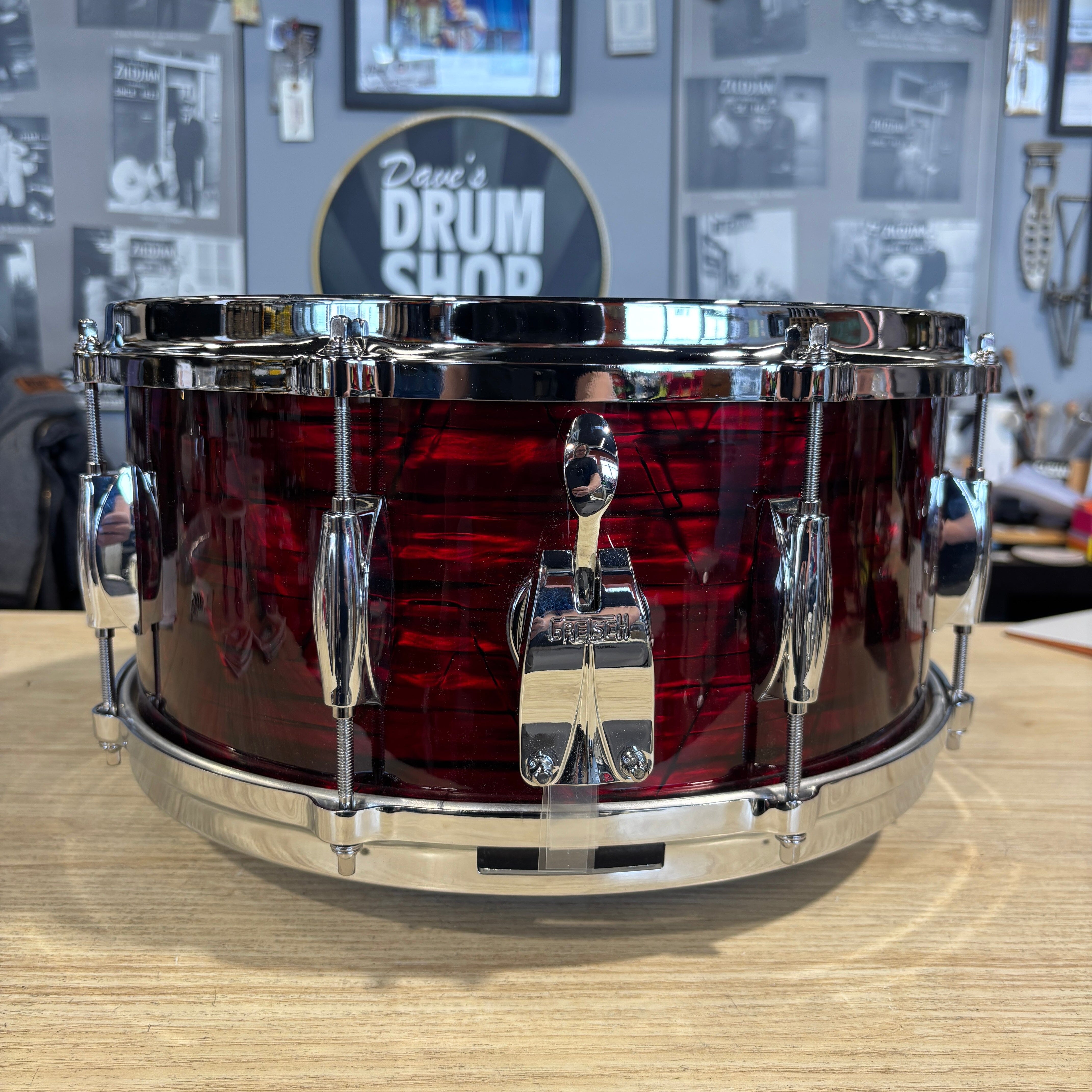 Gretsch 6.5 x 14 - 8 Lug Snare Drum Ruby Red Pearl Snare Drum Gretsch