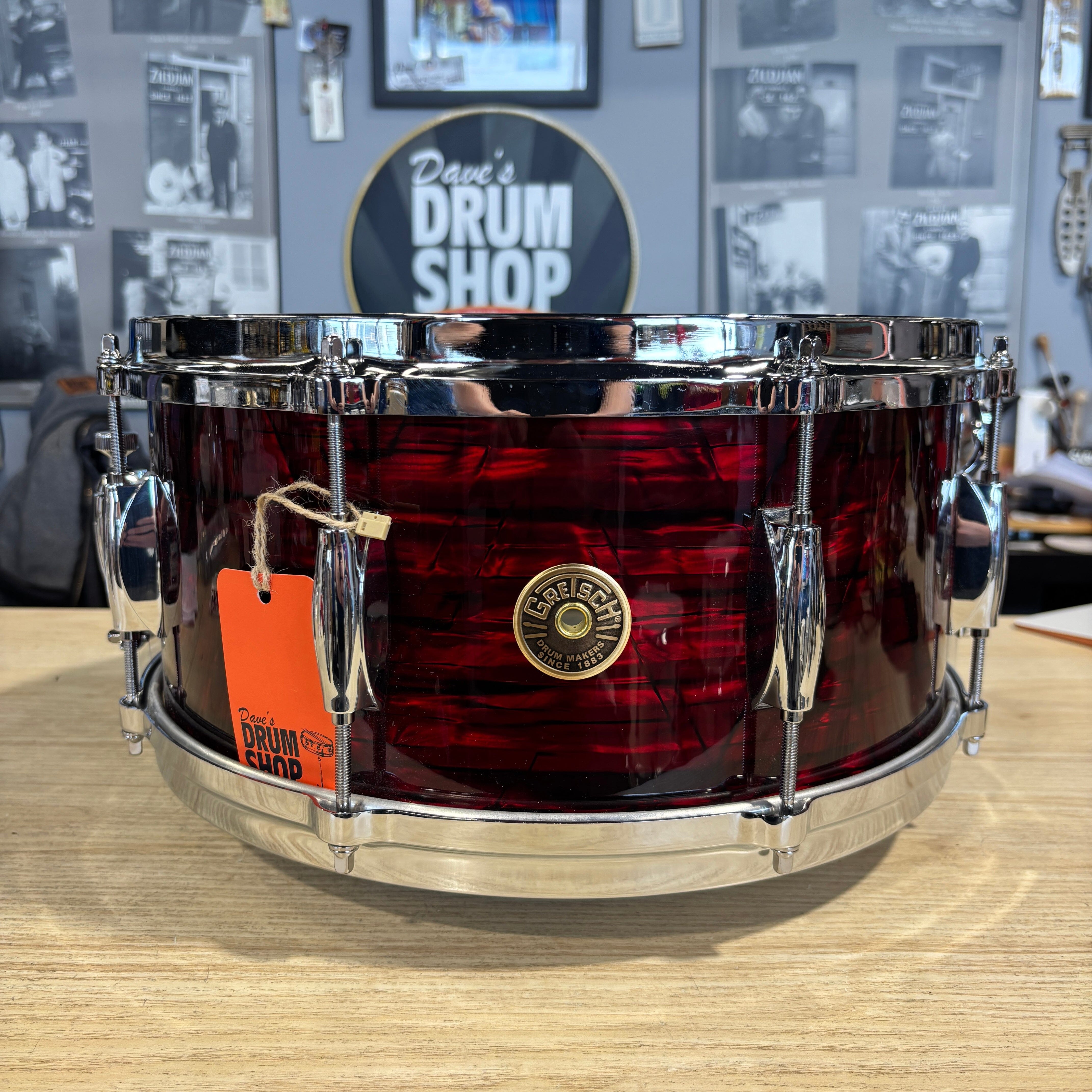 Gretsch 6.5 x 14 - 8 Lug Snare Drum Ruby Red Pearl Snare Drum Gretsch