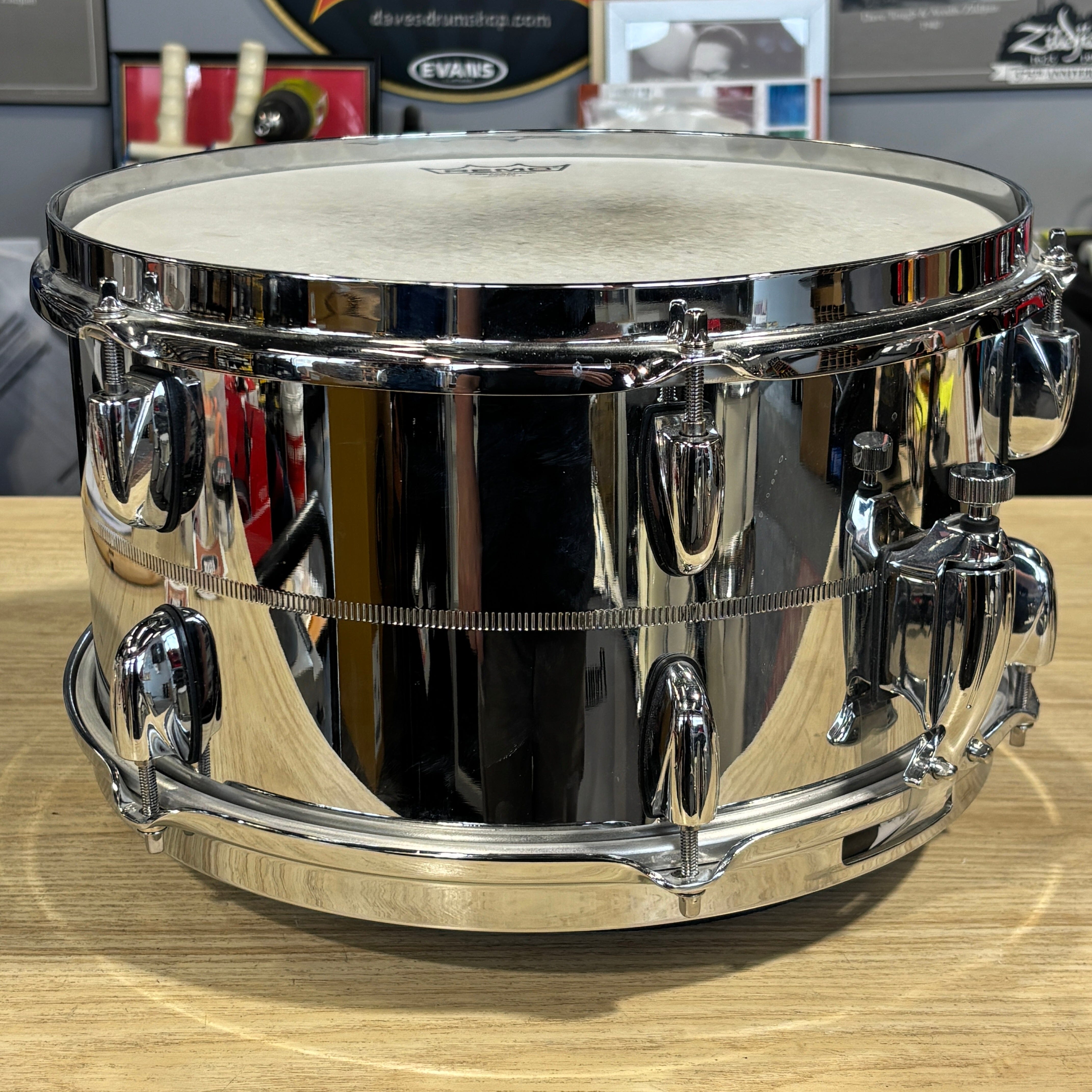 Gretsch 7x13 Chrome Over Steel Brooklyn Snare Drum CONSIGNMENT DRUM KIT GRETSCH