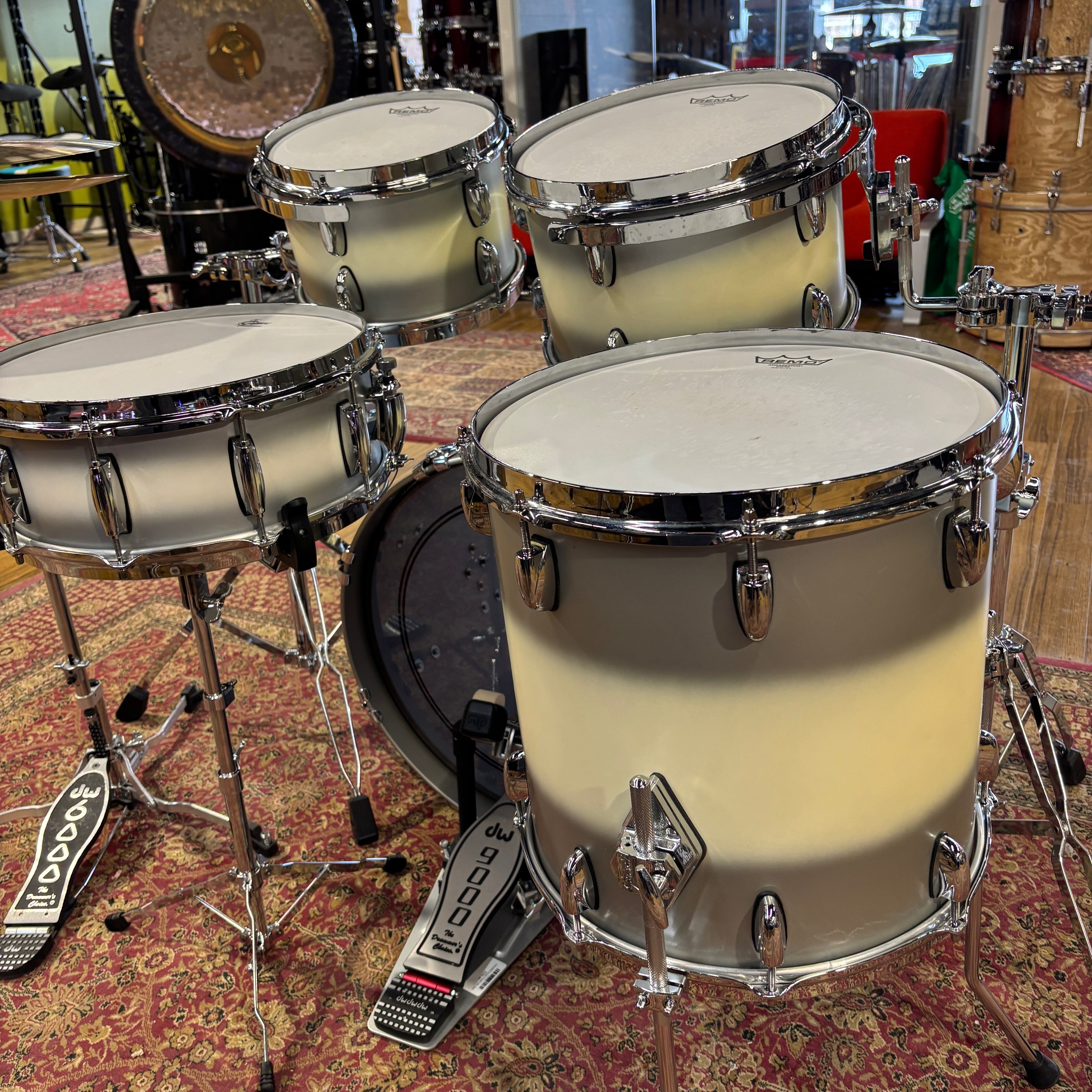 Gretsch Brooklyn SIlver Mist Duco 10/12/14/20 CONSIGNMENT DRUM KIT GRETSCH