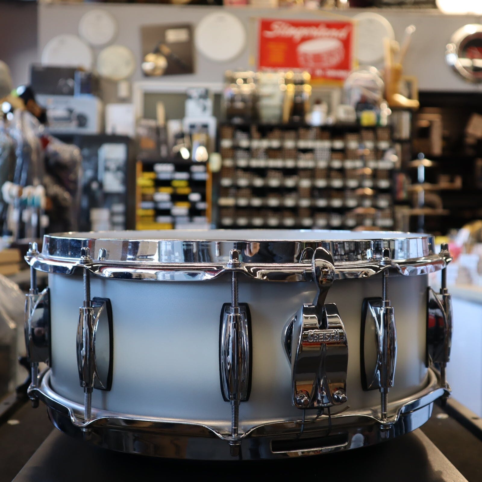 Gretsch Brooklyn Snare in Silver Mist 5.5 x 14 USED SNARE DRUMS GRETSCH