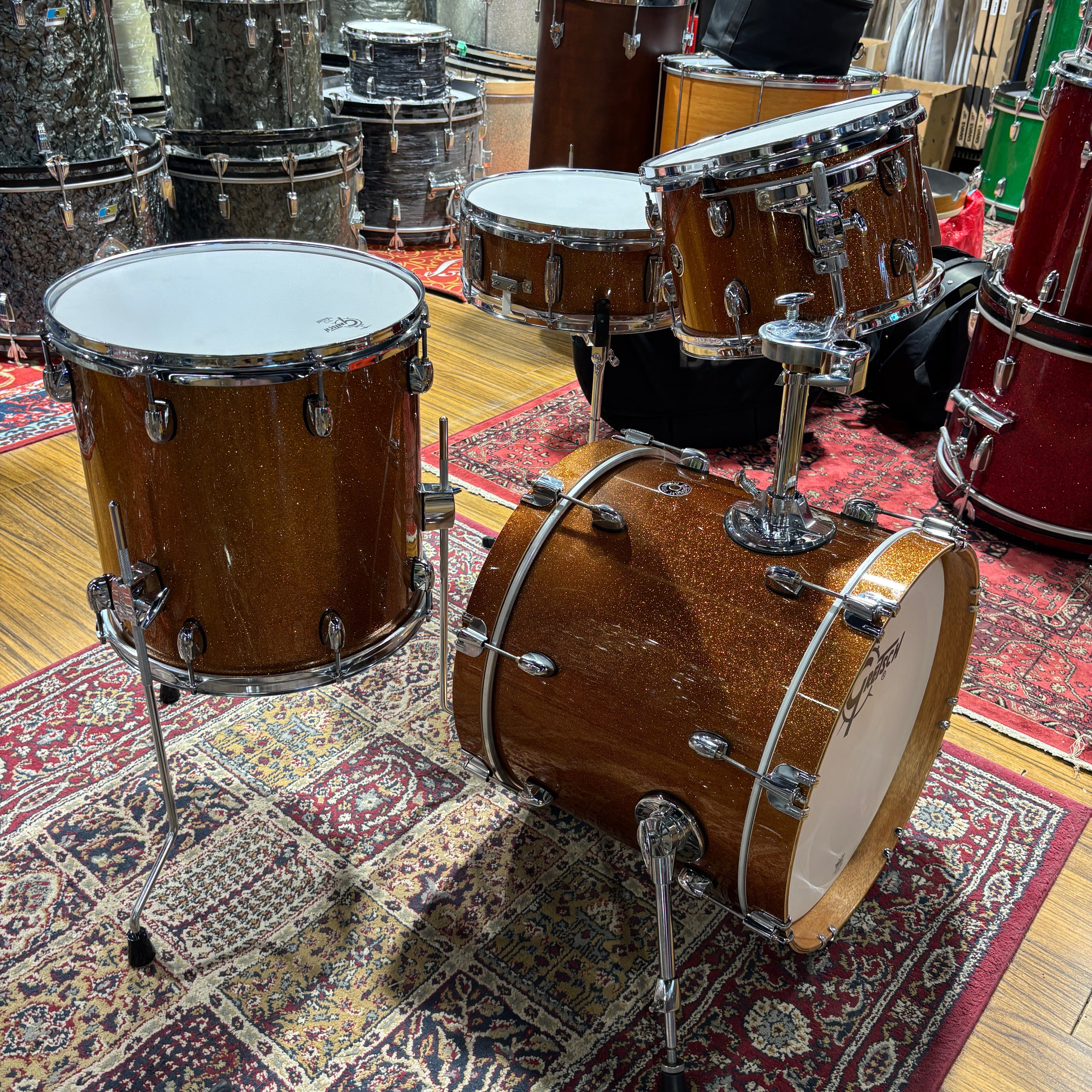Gretsch Catalina Club Copper Sparkle USED USED DRUM KIT GRETSCH