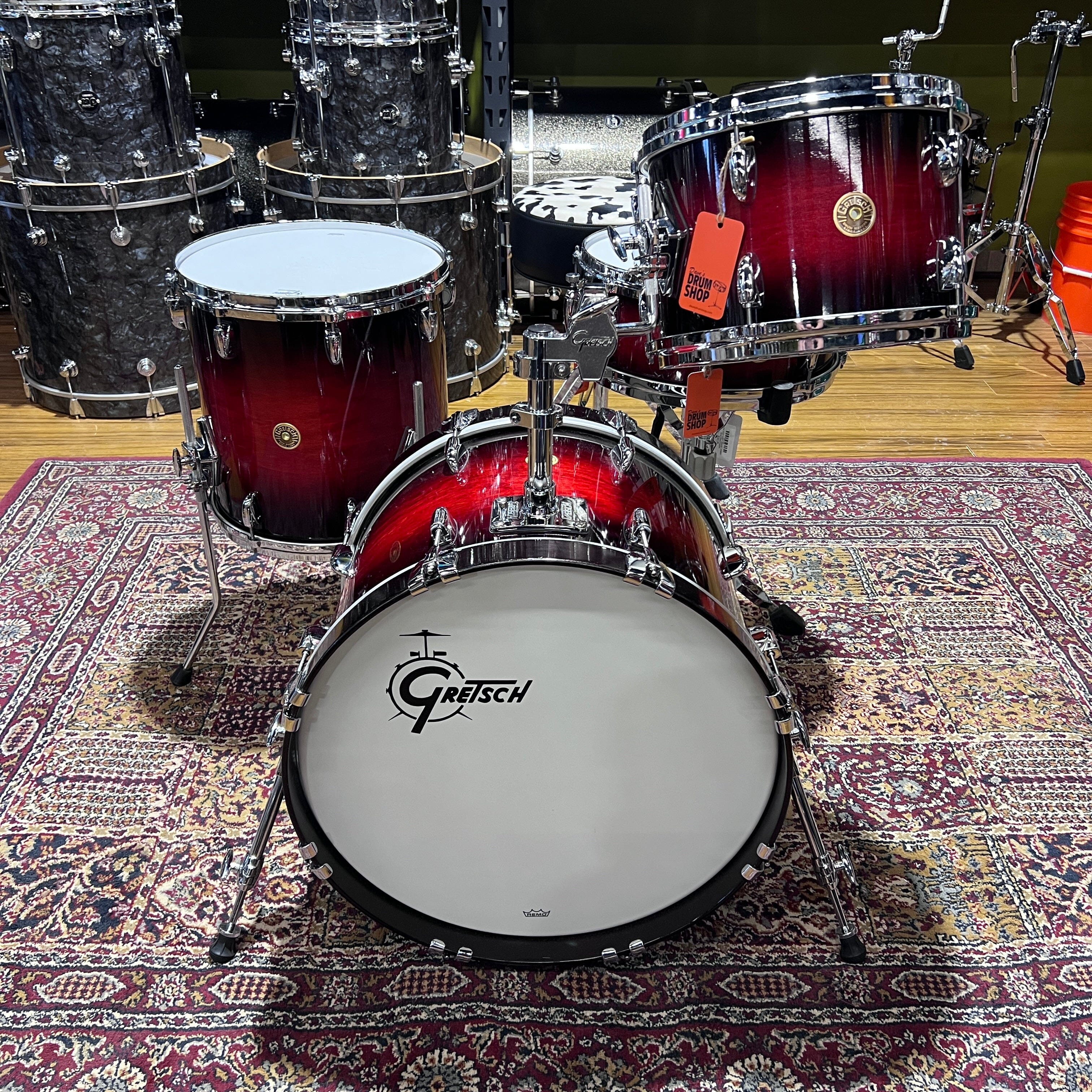 Gretsch USA Custom 12/14/20 Rosewood Twighlight Gloss Lacquer NEW DRUM KIT Gretsch 