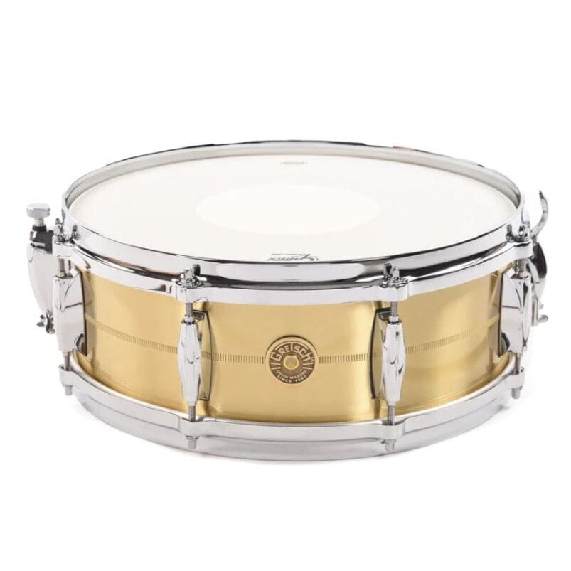 Gretsch USA Custom 5x14 Bell Brass Snare Drum, 8 Lug (G4160BBR) NEW SNARE DRUMS GRETSCH